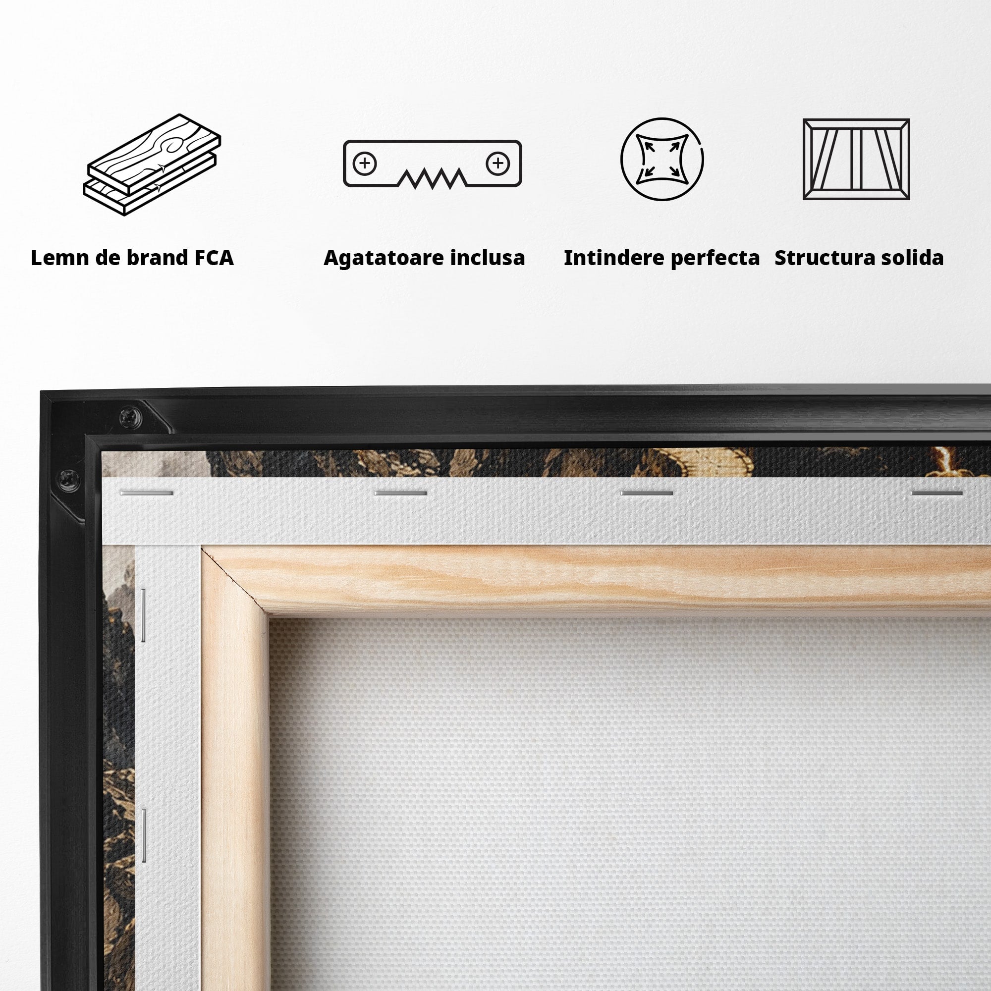 Tablou Canvas Premium LuxCanva® U1035, Drumul Spre Necunoscut, Peisaj, Pod, Calatorie, Fantezie, Living, Mister, Culori Vibrante