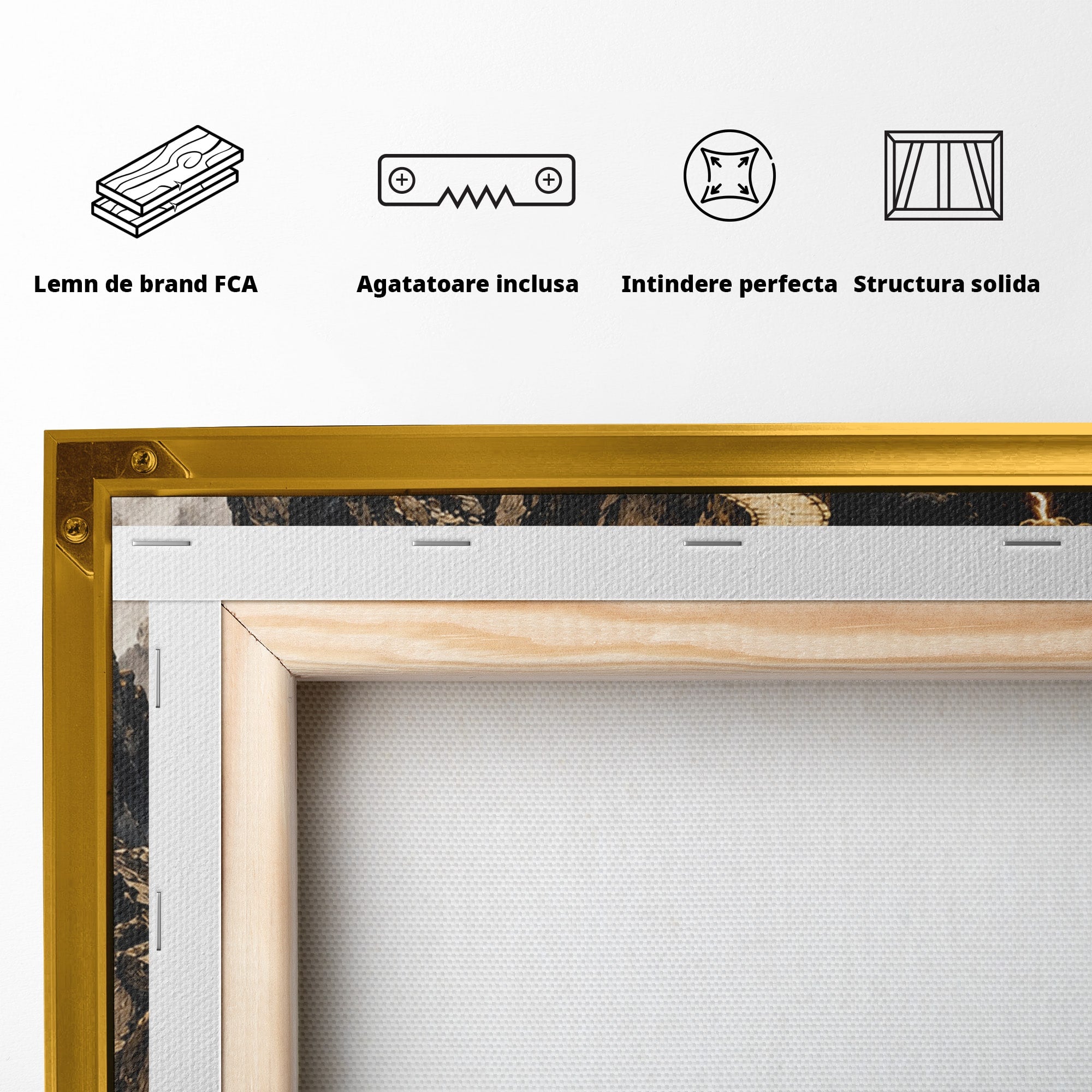 Tablou Canvas Premium LuxCanva® U1035, Drumul Spre Necunoscut, Peisaj, Pod, Calatorie, Fantezie, Living, Mister, Culori Vibrante