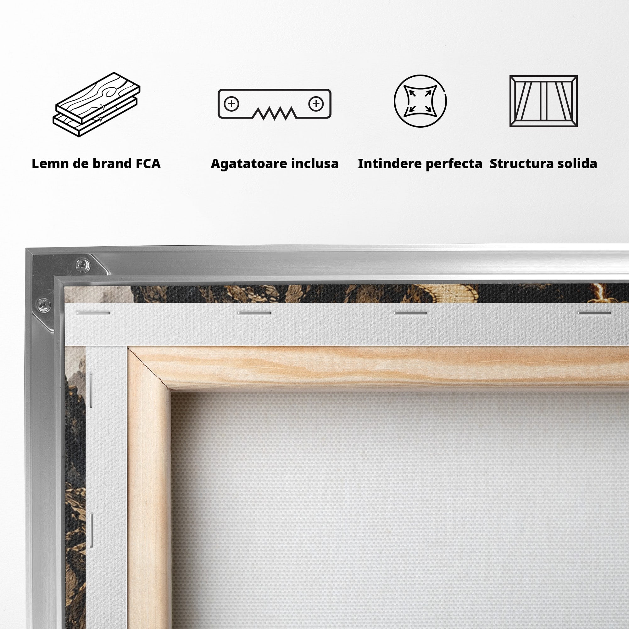 Tablou Canvas Premium LuxCanva® U1035, Drumul Spre Necunoscut, Peisaj, Pod, Calatorie, Fantezie, Living, Mister, Culori Vibrante