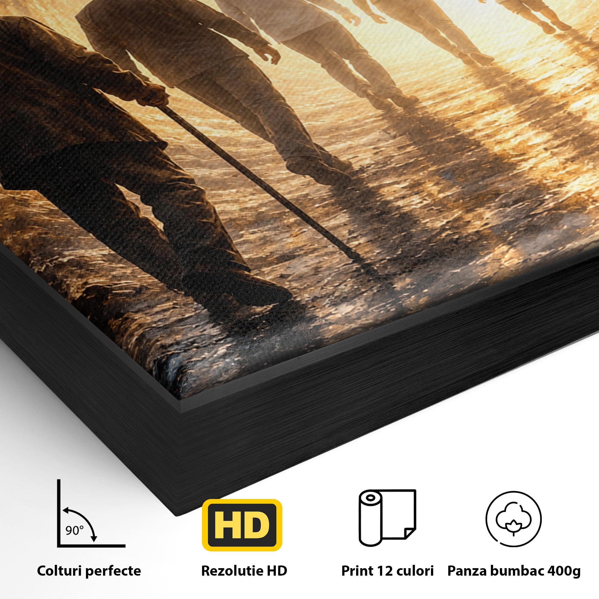 Tablou Canvas Premium LuxCanva® U1038, Calatoria Vietii, Tunel, Lumina, Familie, Viata, Reflectie, Living, Dormitor, Culori Vibrante
