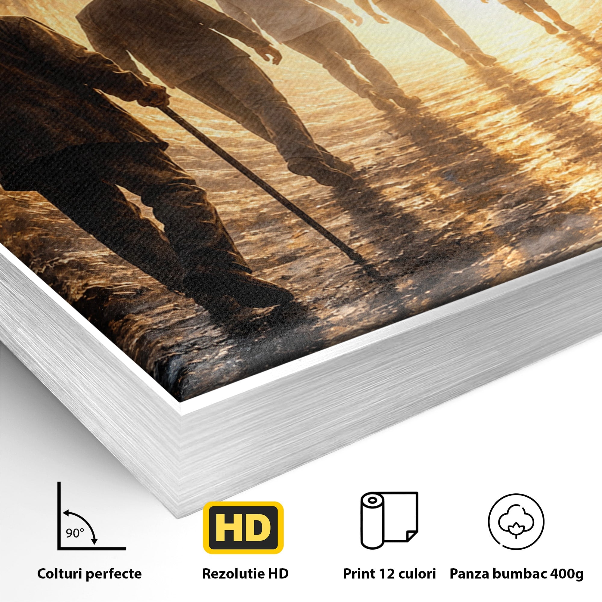 Tablou Canvas Premium LuxCanva® U1038, Calatoria Vietii, Tunel, Lumina, Familie, Viata, Reflectie, Living, Dormitor, Culori Vibrante