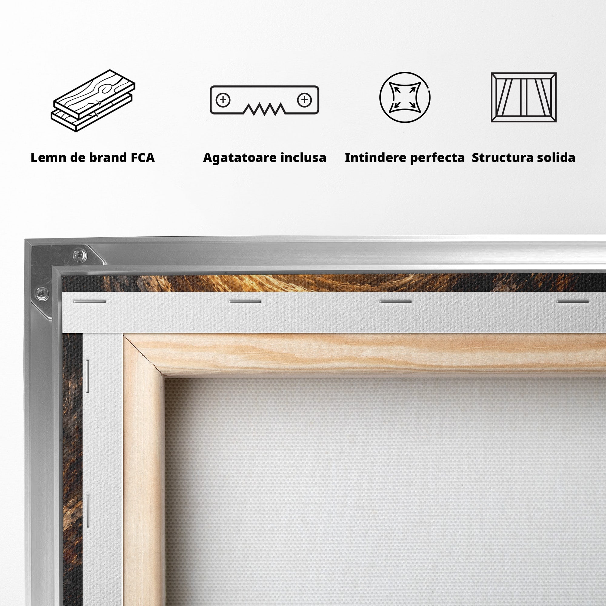 Tablou Canvas Premium LuxCanva® U1038, Calatoria Vietii, Tunel, Lumina, Familie, Viata, Reflectie, Living, Dormitor, Culori Vibrante