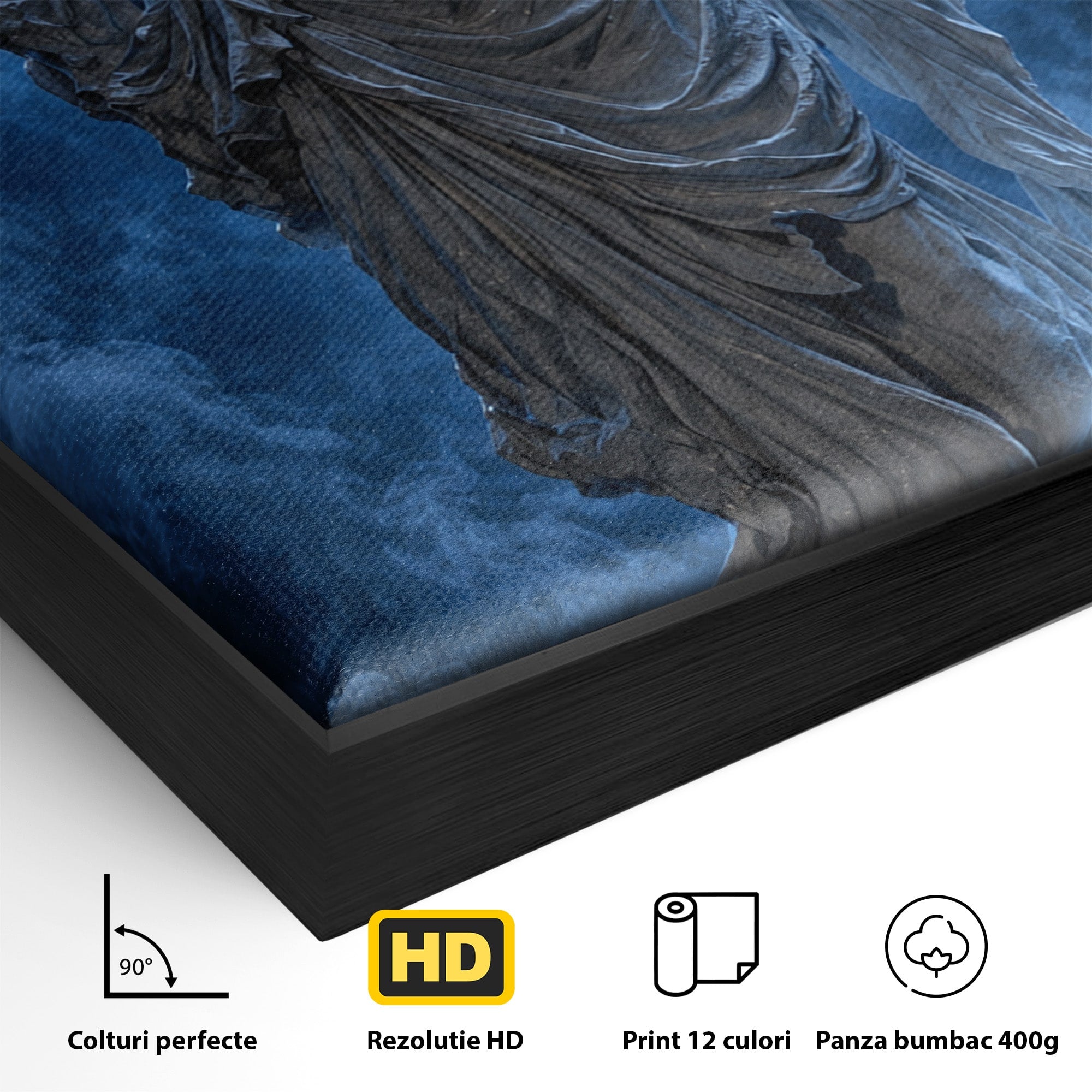 Tablou Canvas Premium LuxCanva® U1052, Zeita Lunii, Mistic, Statuie, Zeita, Luna, Dormitor, Living, Culori Vibrante