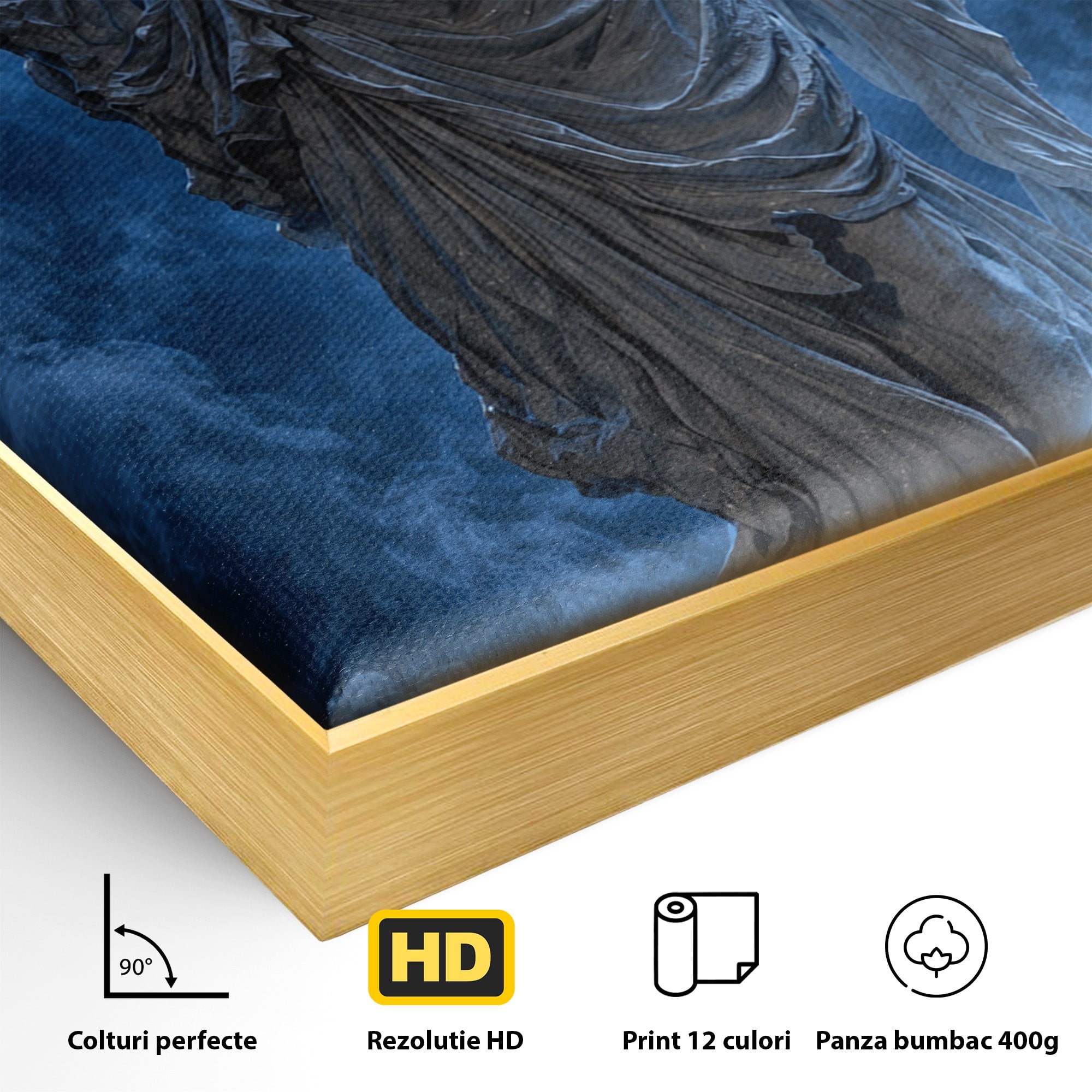 Tablou Canvas Premium LuxCanva® U1052, Zeita Lunii, Mistic, Statuie, Zeita, Luna, Dormitor, Living, Culori Vibrante