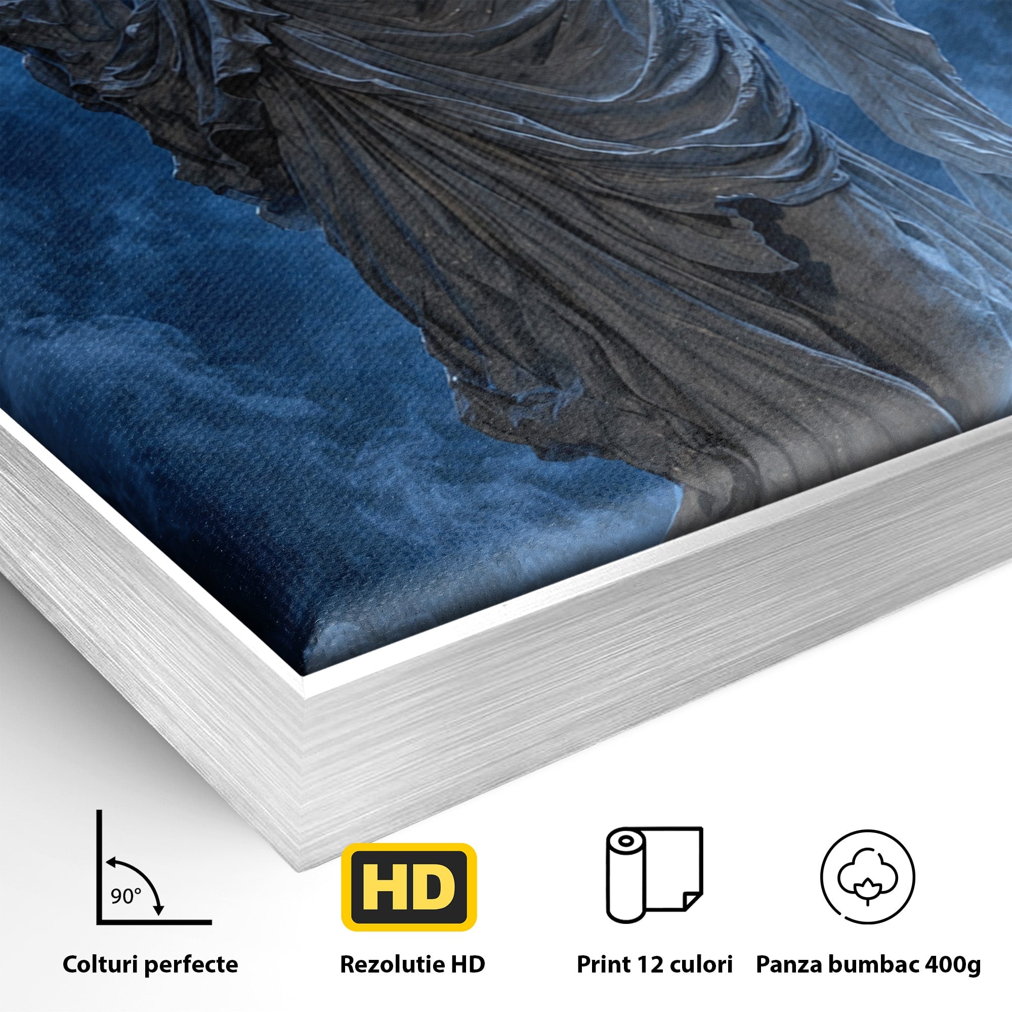 Tablou Canvas Premium LuxCanva® U1052, Zeita Lunii, Mistic, Statuie, Zeita, Luna, Dormitor, Living, Culori Vibrante