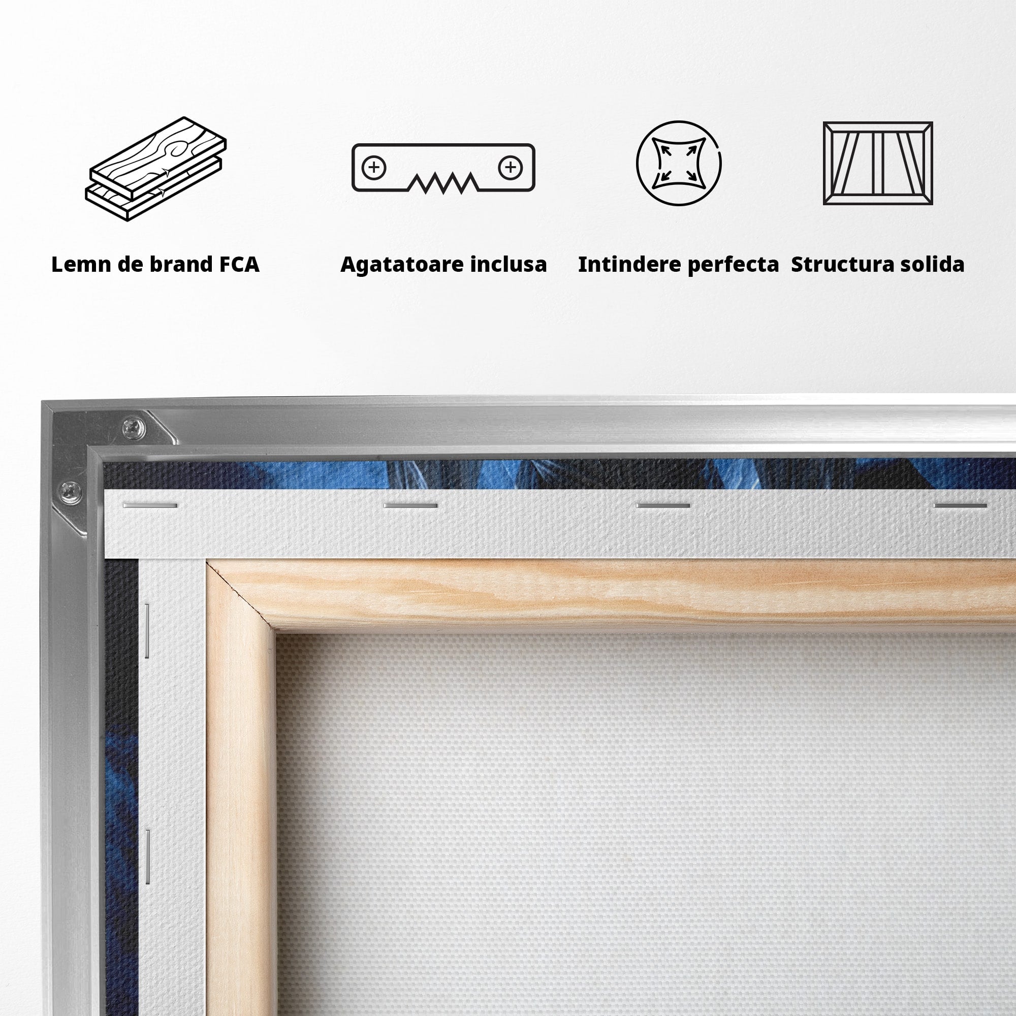 Tablou Canvas Premium LuxCanva® U1052, Zeita Lunii, Mistic, Statuie, Zeita, Luna, Dormitor, Living, Culori Vibrante