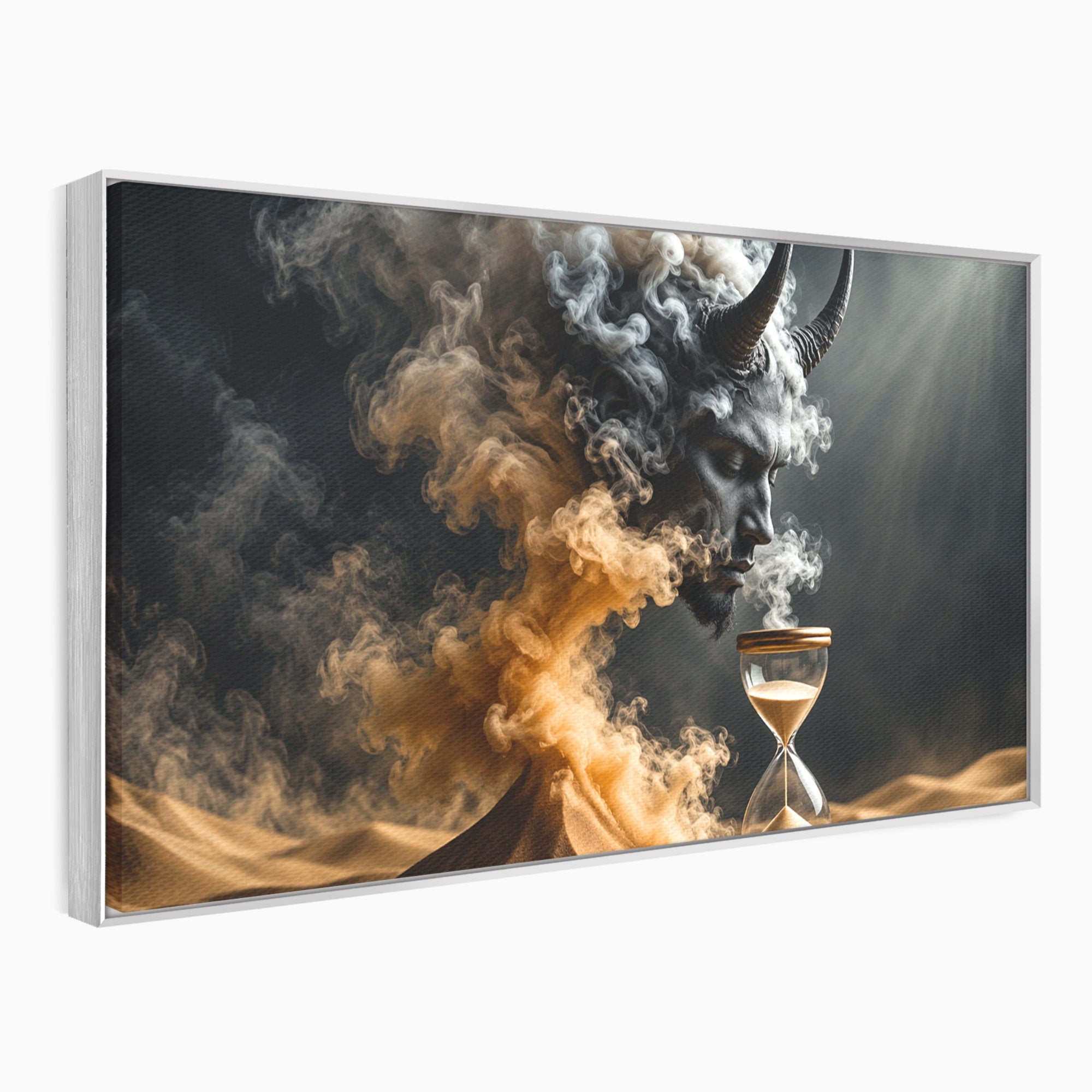 Tablou Canvas Premium LuxCanva® U1059, Demonul Desertului,  Mistic, Fantasy, Demon, Desert,Dormitor, Living, Culori Vibrante