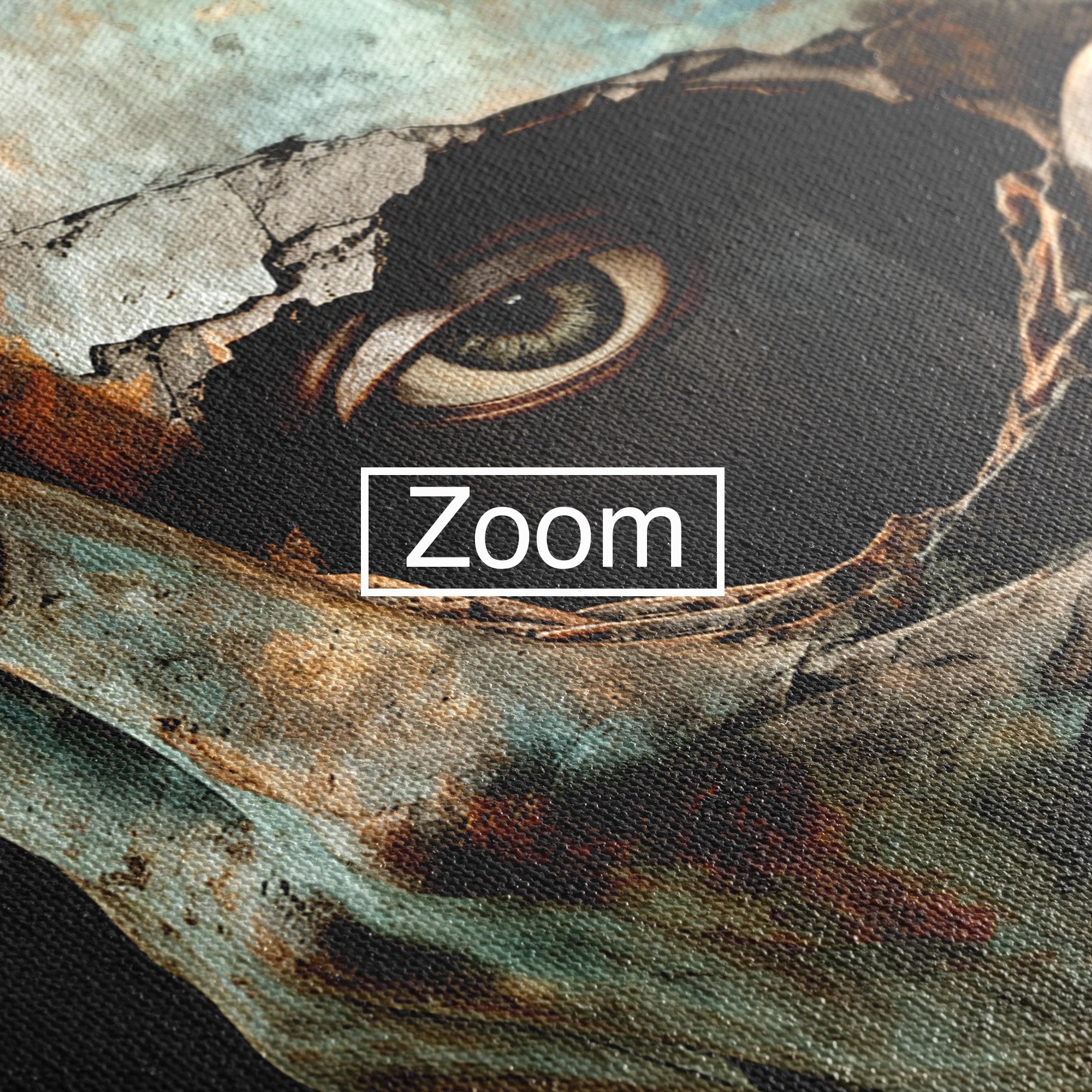 Tablou Canvas Premium LuxCanva® U1062, Privirea Misterioasa, Ochi, Mister, Abstract, Arta, Birou, Culori Vibrante
