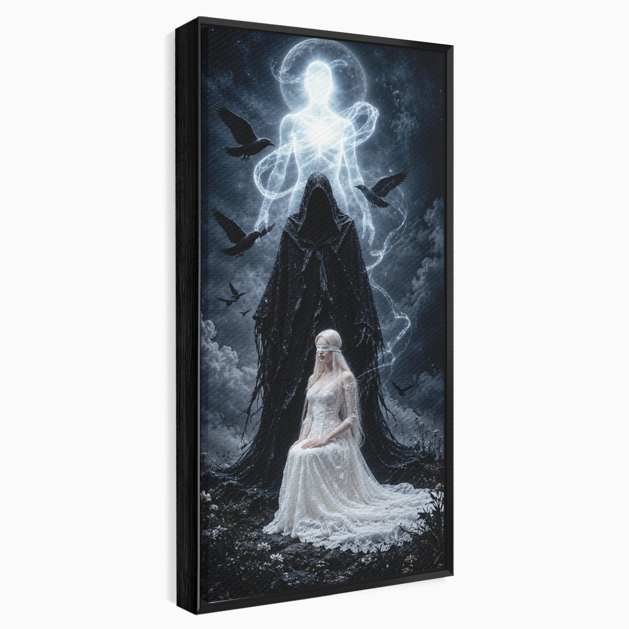 Tablou Canvas Premium LuxCanva® U1064, Entitati Mistice, Fantezie, Noapte, Entitati, Mistic, Living, Culori Vibrante