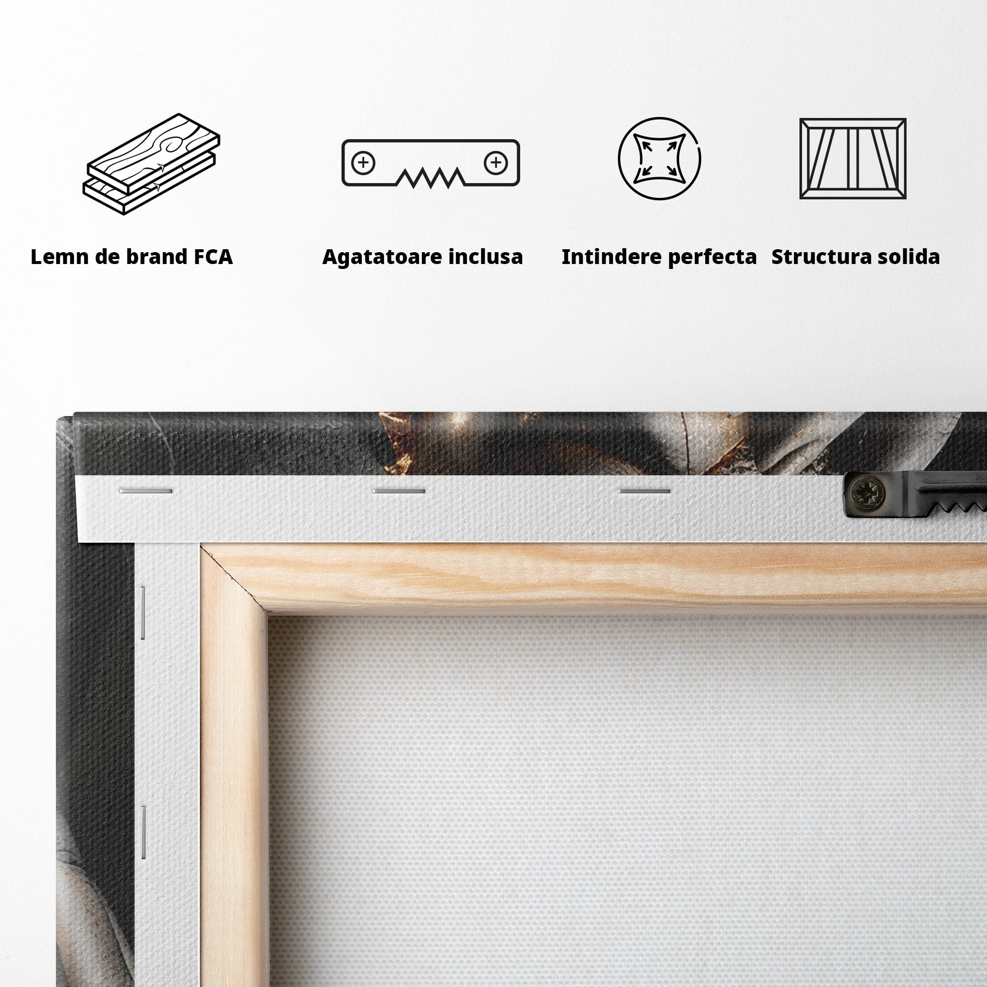 Tablou Canvas Premium LuxCanva® U1066, Frumusetea Imperfectiunii, Portret, Arta, Abstract, Emotie, Dormitor, Culori Vibrante