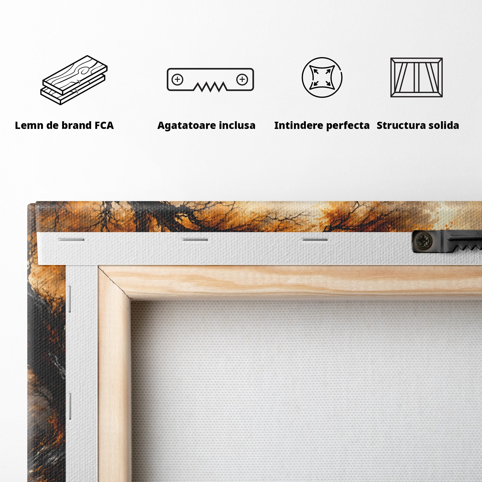Tablou Canvas Premium LuxCanva® U1085, Femeie In Vant, Natura, Abstract, Iluzie, Femeie, Vant, Living, Dormitor, Culori Vibrante
