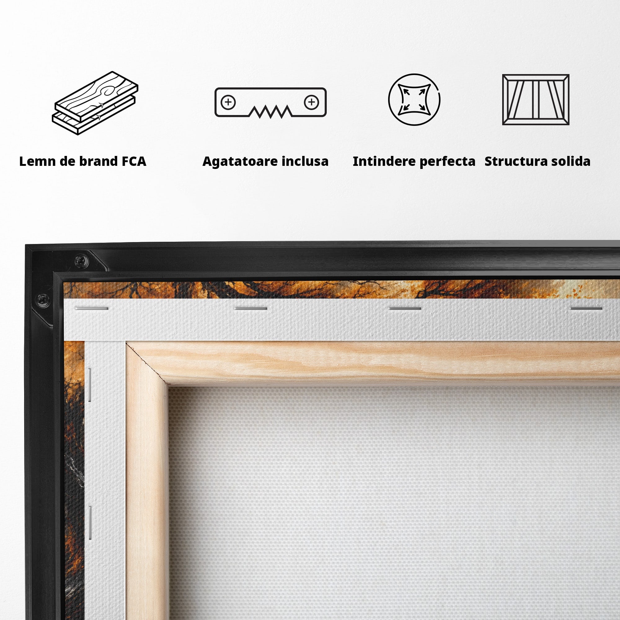 Tablou Canvas Premium LuxCanva® U1085, Femeie In Vant, Natura, Abstract, Iluzie, Femeie, Vant, Living, Dormitor, Culori Vibrante