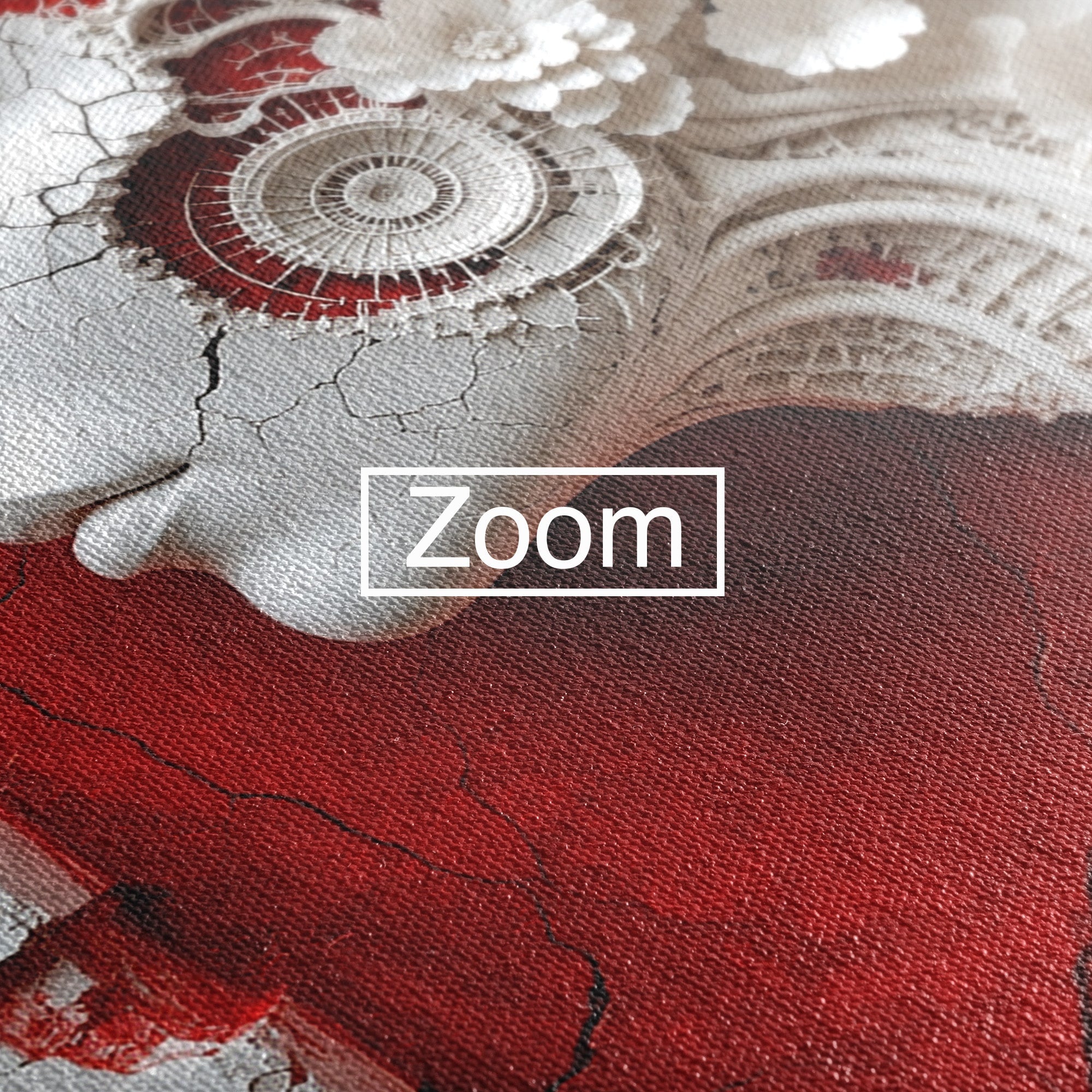 Tablou Canvas Premium LuxCanva® U1092, Chipul Delicat,  Floral, Arta, Detaliu, Chip, Living, Culori Vibrante