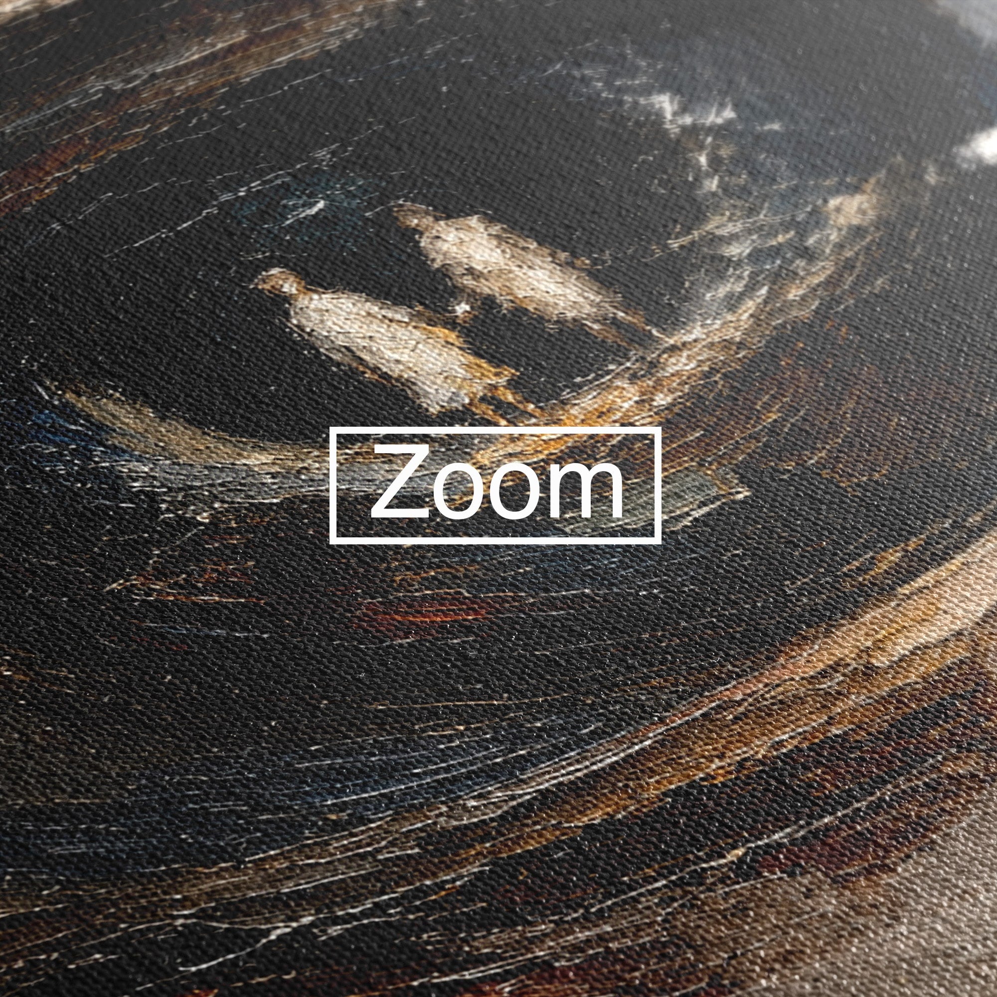 Tablou Canvas Premium LuxCanva® U1095, Privire Intensa, Ochi, Introspectie, Portret, Mister, Dormitor, Culori Vibrante