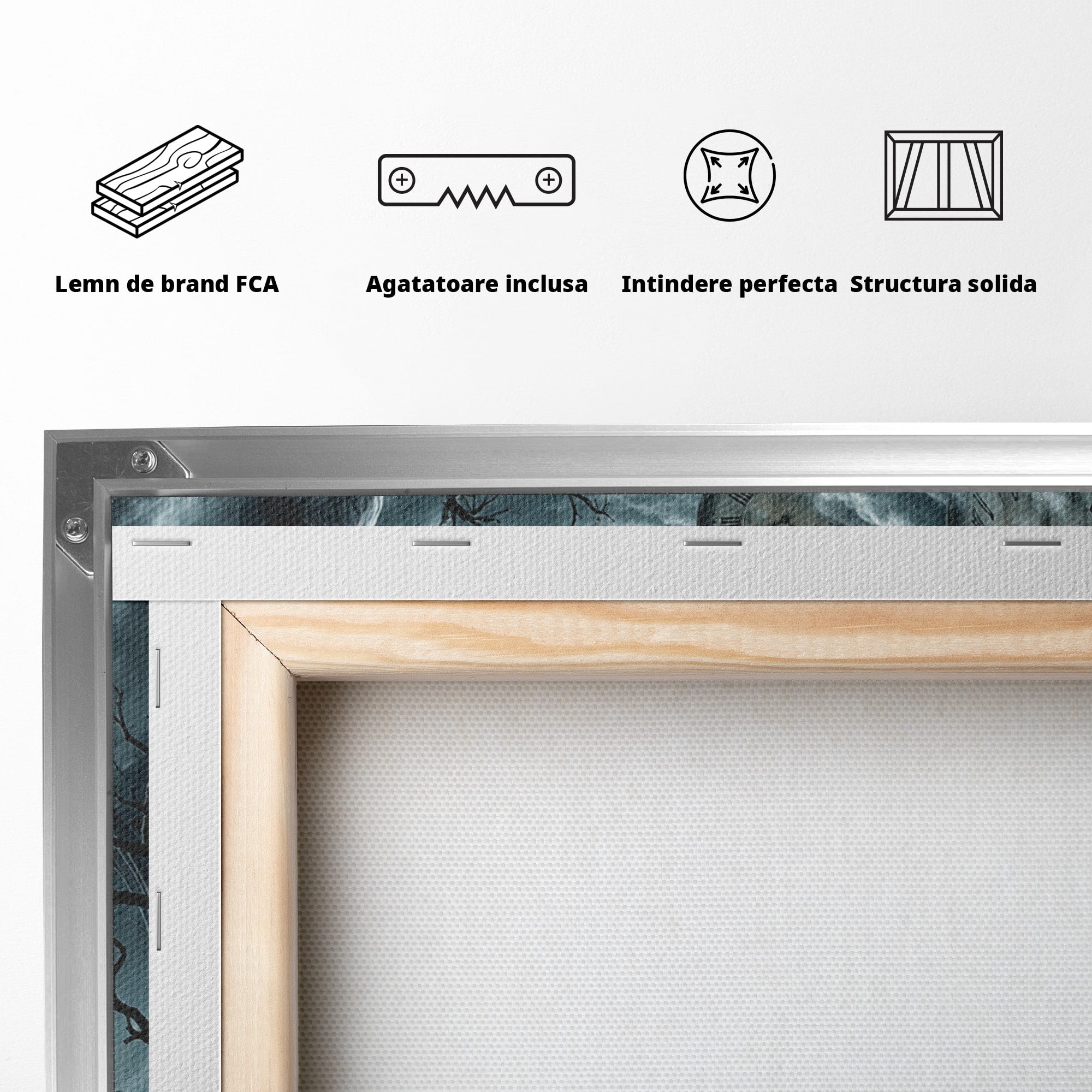 Tablou Canvas Premium LuxCanva® U1102, Pianista In Timp,  Fantezie, Mister, Pian, Living, Dormitor, Culori Vibrante