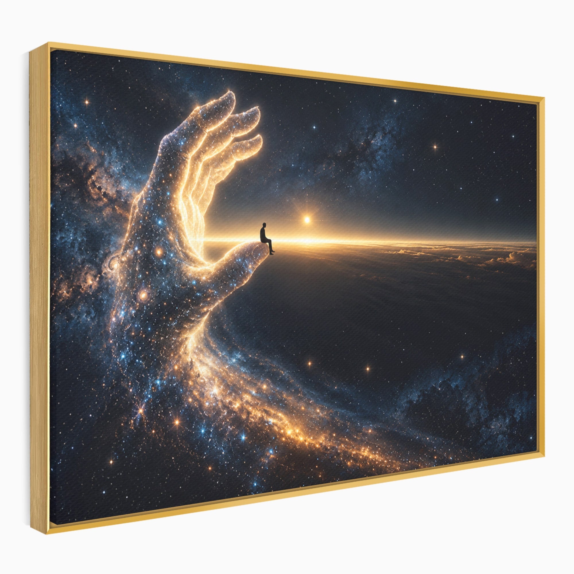 Tablou Canvas Premium LuxCanva® U1122, Mana Universului, Galaxie, Cosmos, Meditatie, Univers, Mana, Dormitor, Living, Culori Vibrante