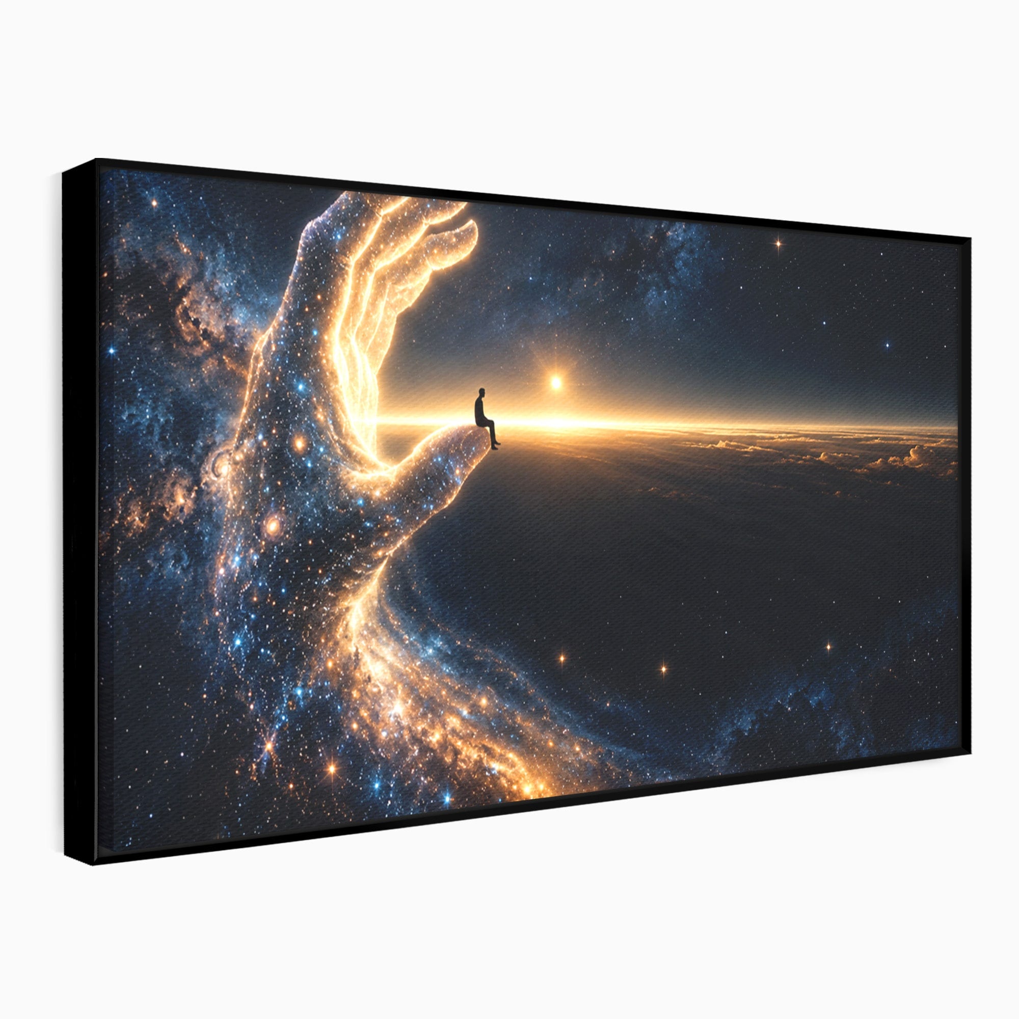 Tablou Canvas Premium LuxCanva® U1122, Mana Universului, Galaxie, Cosmos, Meditatie, Univers, Mana, Dormitor, Living, Culori Vibrante