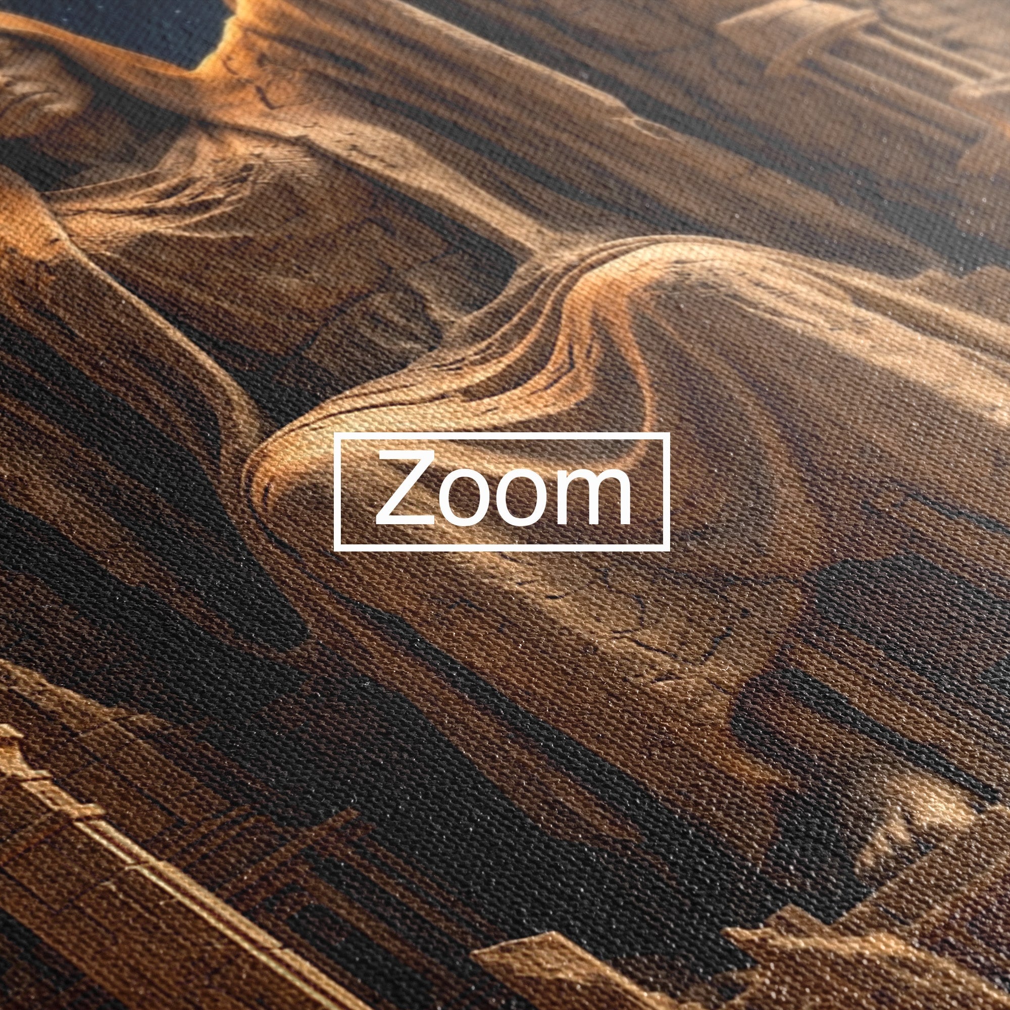 Tablou Canvas Premium LuxCanva® U1123, Zeitate Asezata Sub Luna, Desert, Statuie, Mister, Noapte, Zeitate, Living, Culori Vibrante