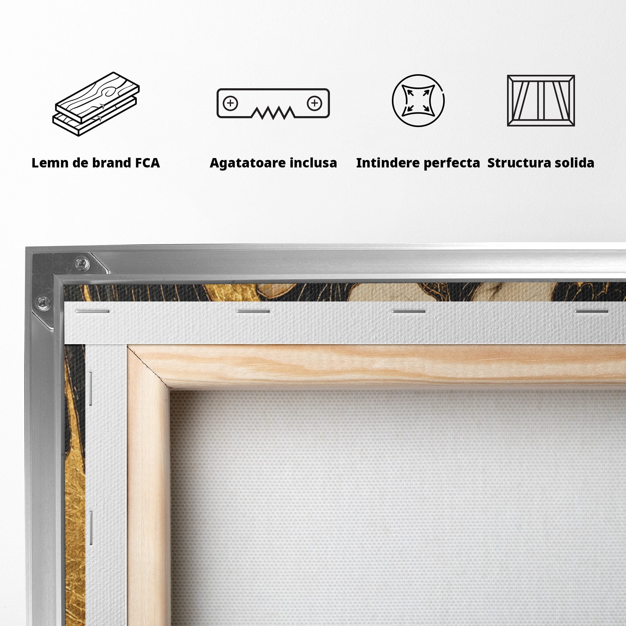 Tablou Canvas Premium LuxCanva® U1136, Inger Medieval Cu Aripi Negre,  Mistic, Eleganta, Inger, Aripi, Dormitor, Culori Vibrante