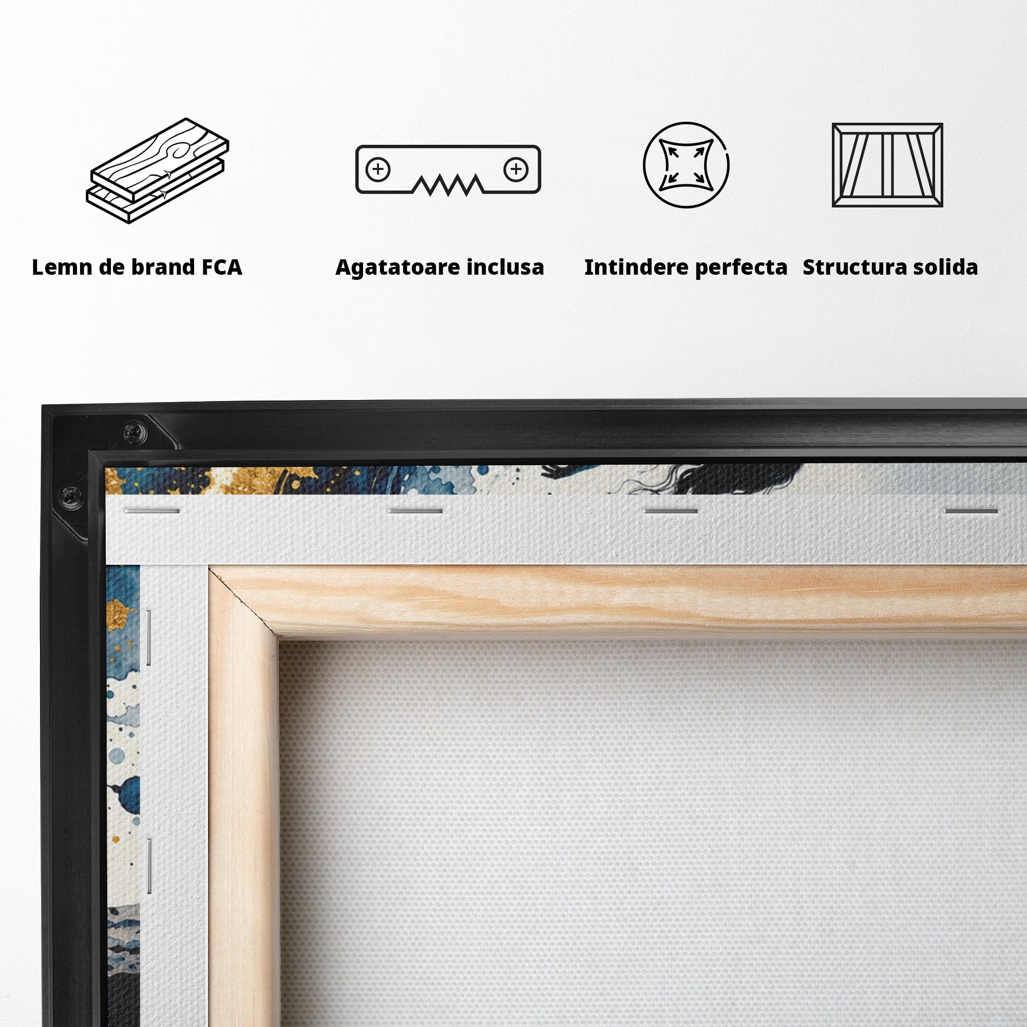 Tablou Canvas Premium LuxCanva® U1146, Saltul Sperantei, Femeie, Pasari, Peisaj, Libertate, Living, Culori Vibrante