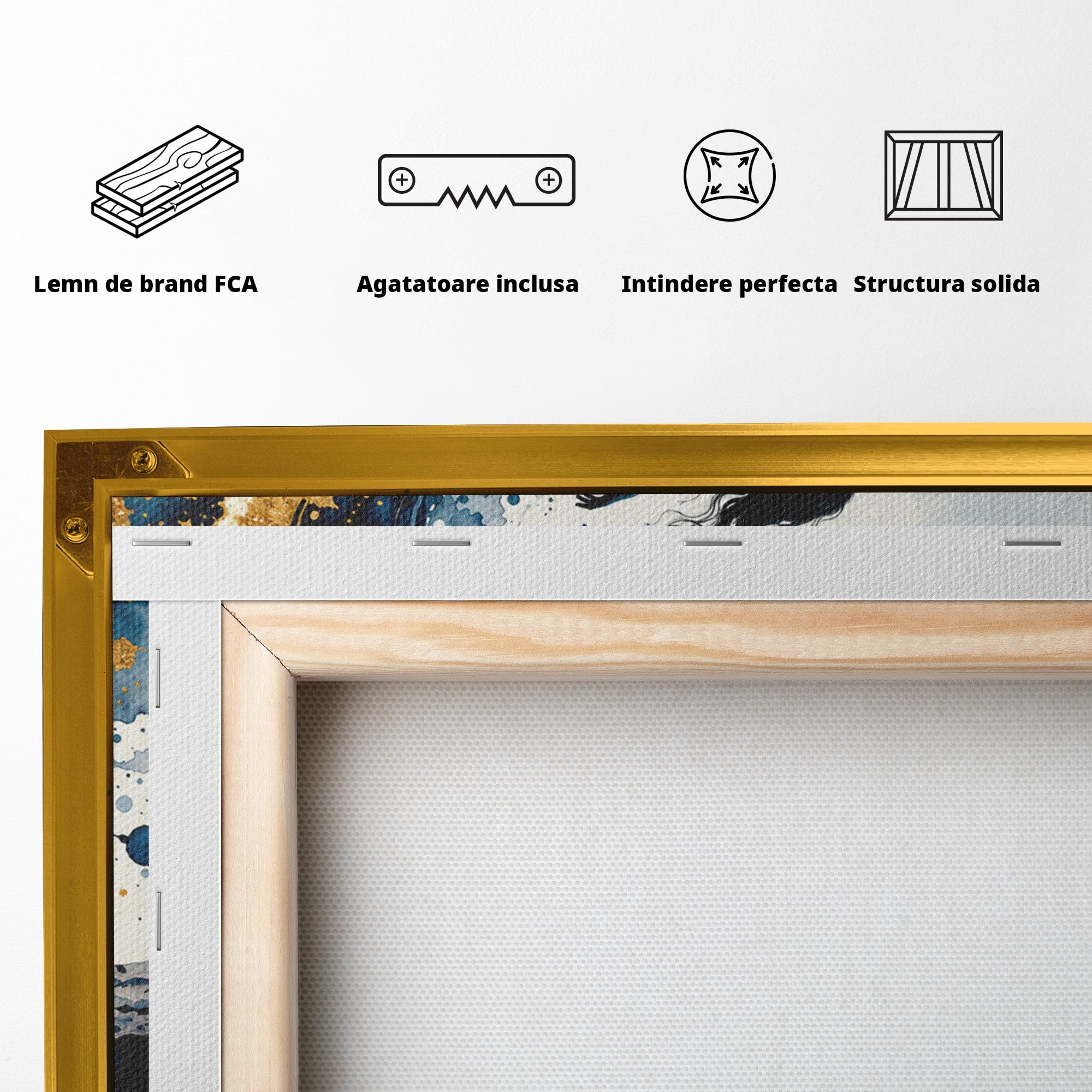 Tablou Canvas Premium LuxCanva® U1146, Saltul Sperantei, Femeie, Pasari, Peisaj, Libertate, Living, Culori Vibrante