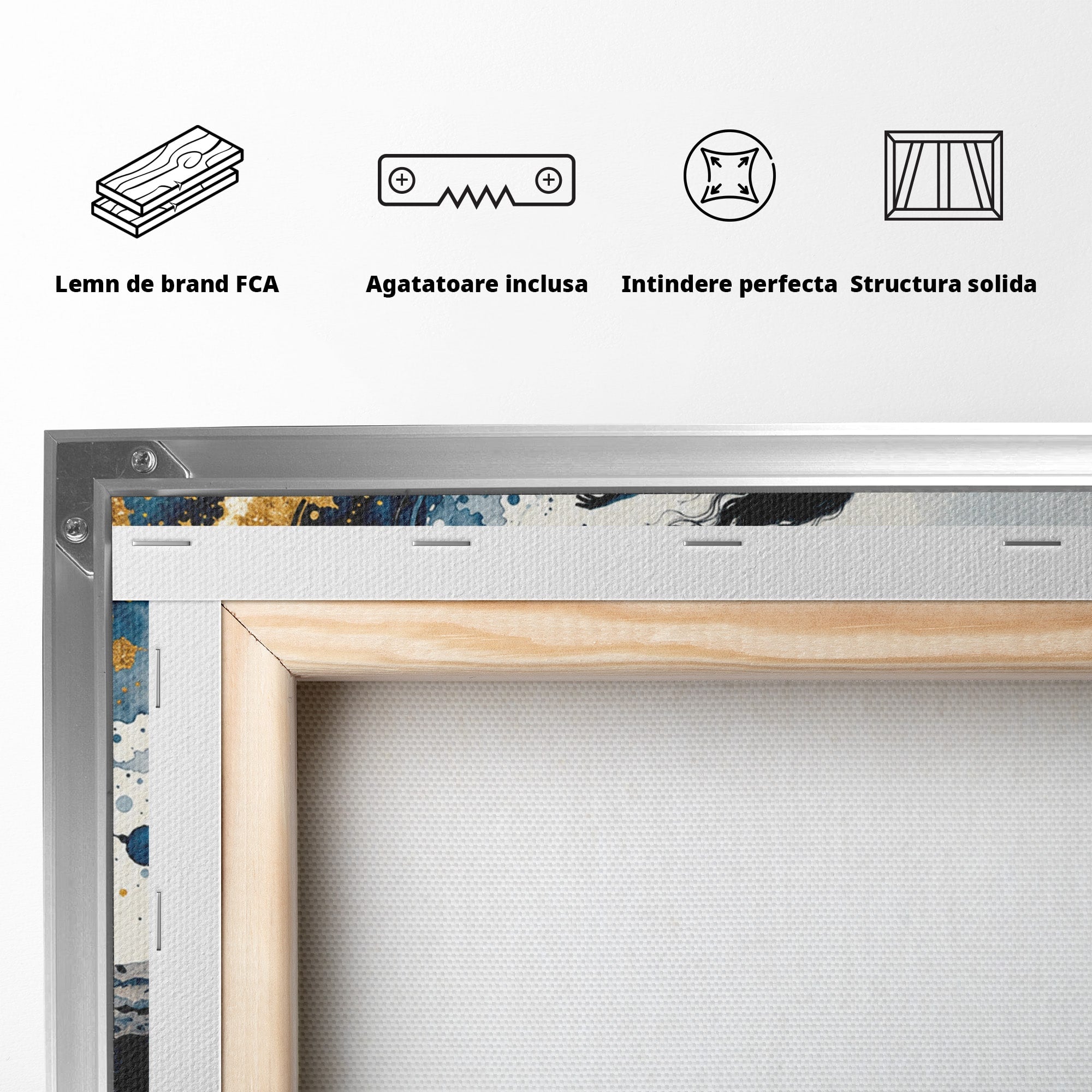 Tablou Canvas Premium LuxCanva® U1146, Saltul Sperantei, Femeie, Pasari, Peisaj, Libertate, Living, Culori Vibrante