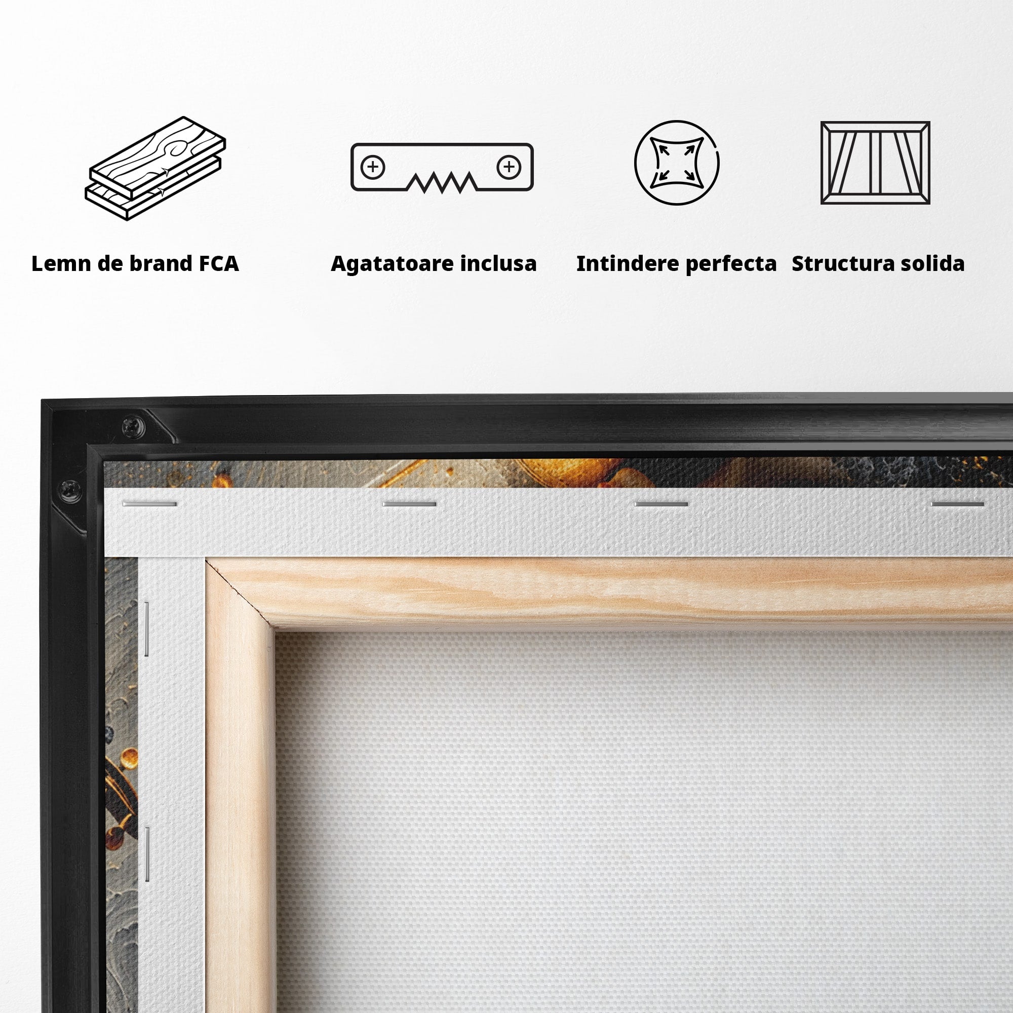 Tablou Canvas Premium LuxCanva® U1153, Femeie Cu Vioara, Vioara, Muzica, Arta, Living, Culori Vibrante