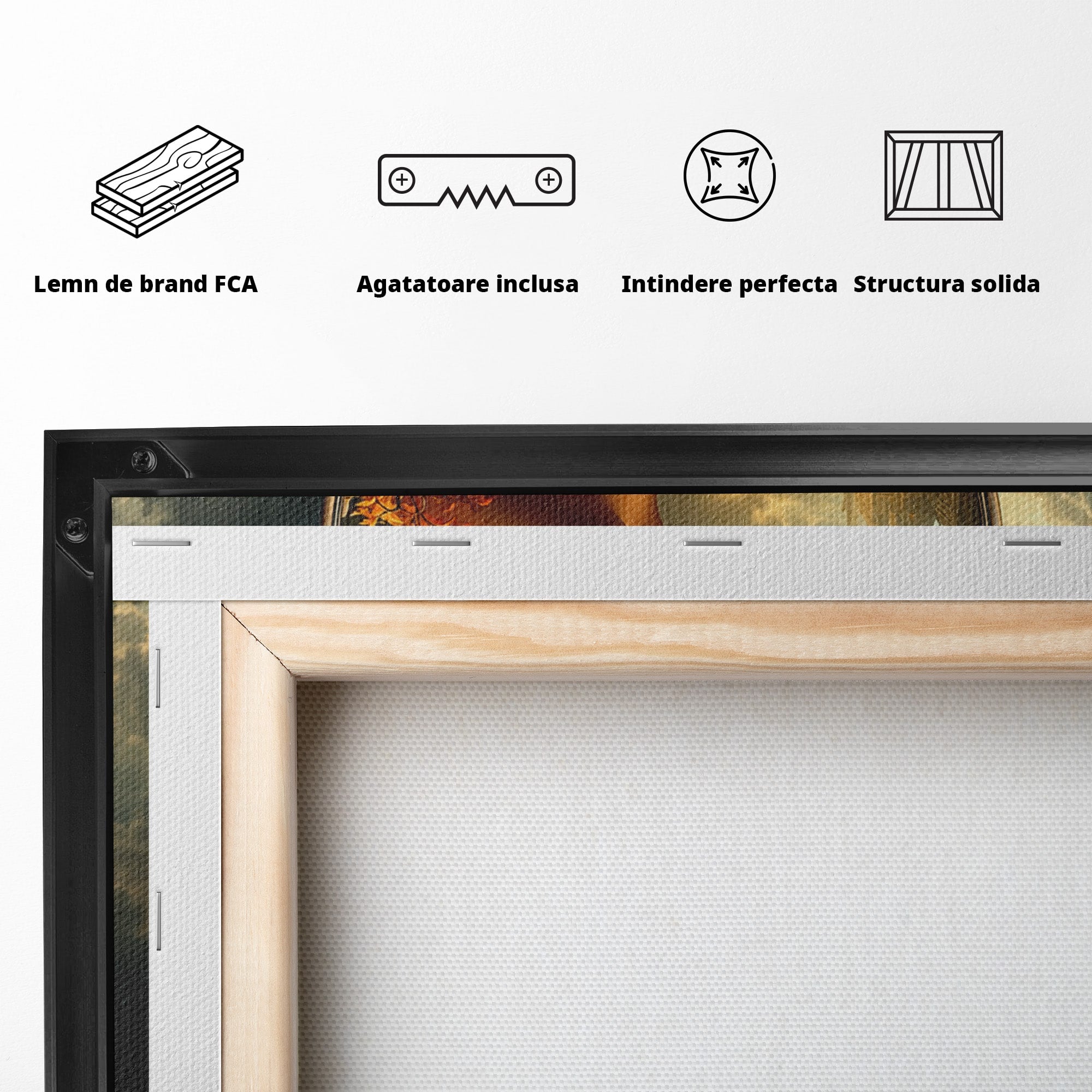 Tablou Canvas Premium LuxCanva® U1155, Simfonia Naturii, Muzica, Toamna, Fantezie, Living, Culori Vibrante