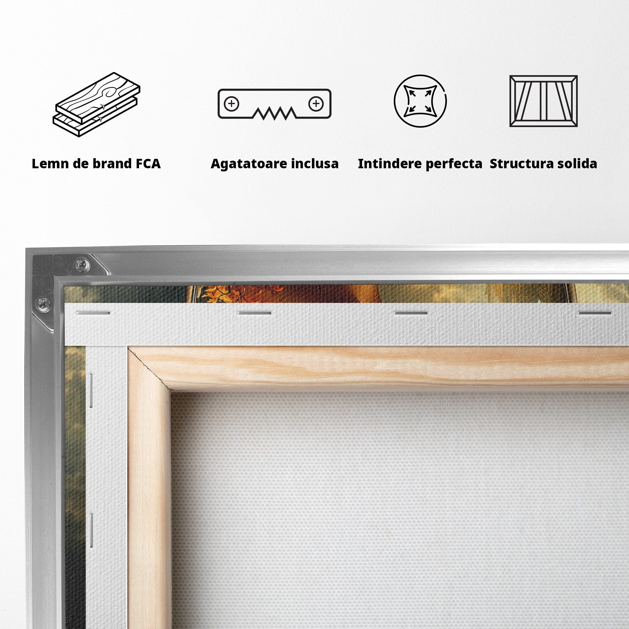 Tablou Canvas Premium LuxCanva® U1155, Simfonia Naturii, Muzica, Toamna, Fantezie, Living, Culori Vibrante