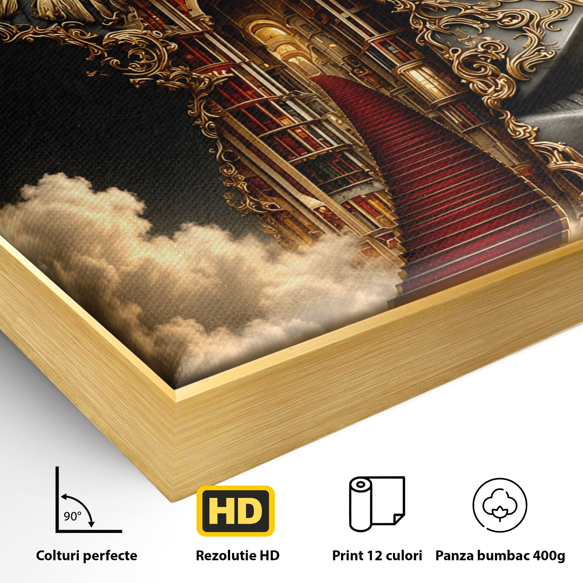 Tablou Canvas Premium LuxCanva® U1160, Chipul Fanteziei, Surrealism, Arta, Chip, Fantezie, Dormitor, Culori Vibrante