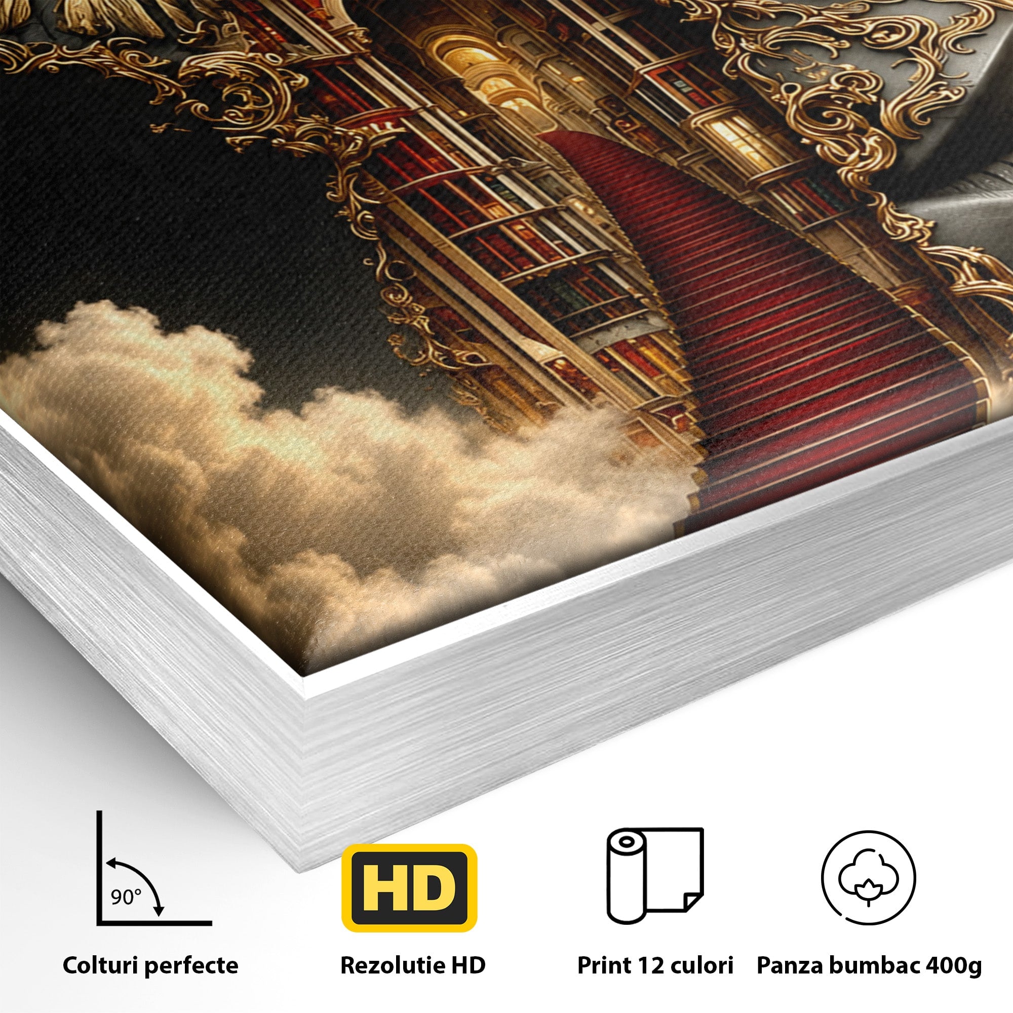 Tablou Canvas Premium LuxCanva® U1160, Chipul Fanteziei, Surrealism, Arta, Chip, Fantezie, Dormitor, Culori Vibrante