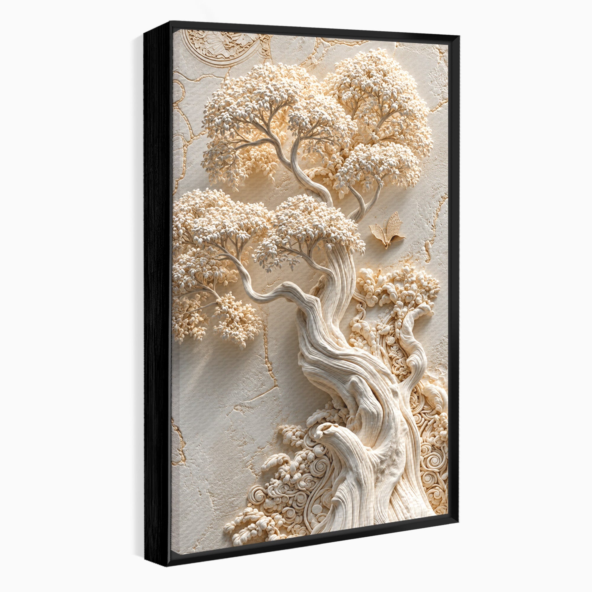 Tablou Canvas Premium LuxCanva® U1168, Arborele Elegantei, Copac, Natura, Relief, Hol, Dormitor, Culori Vibrante