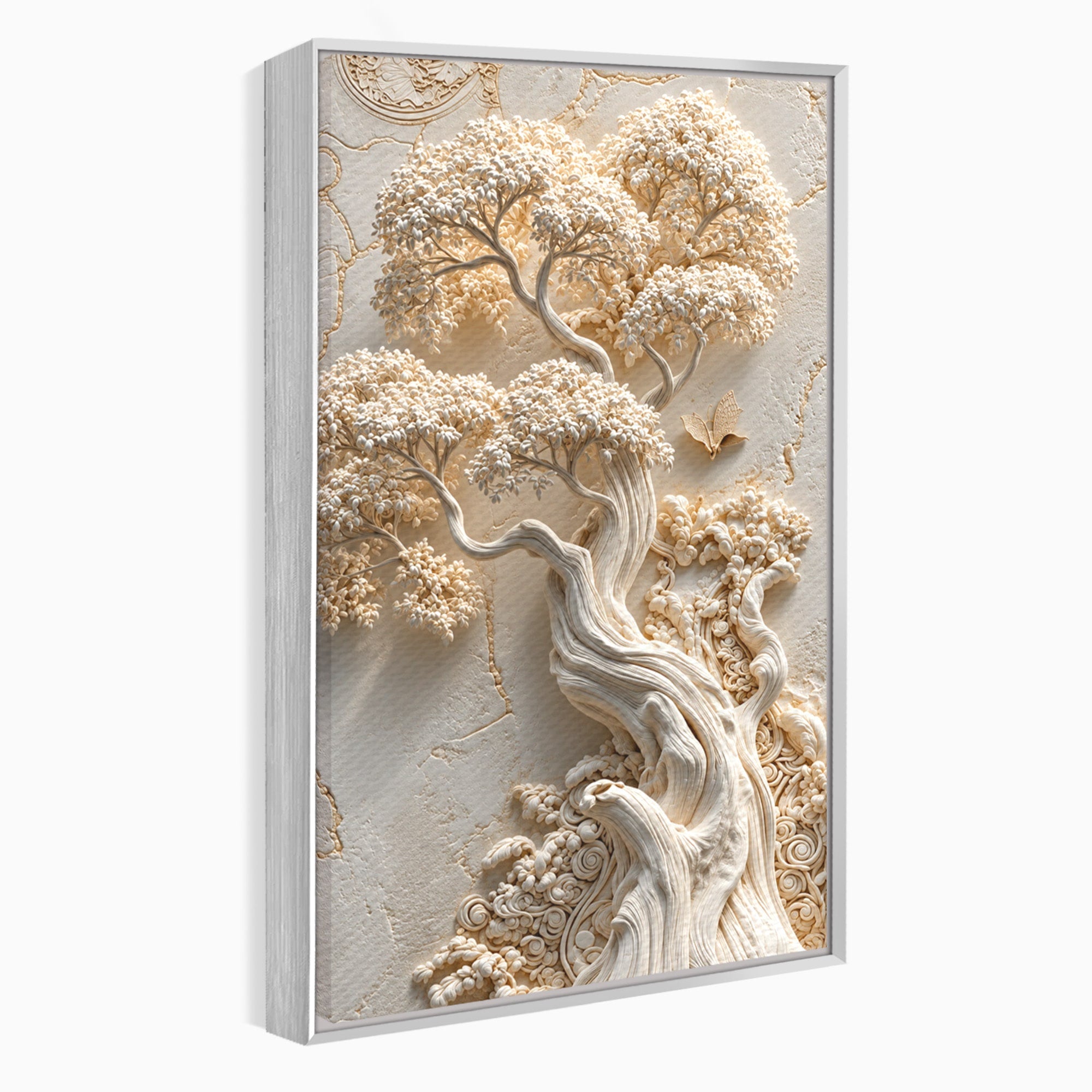 Tablou Canvas Premium LuxCanva® U1168, Arborele Elegantei, Copac, Natura, Relief, Hol, Dormitor, Culori Vibrante
