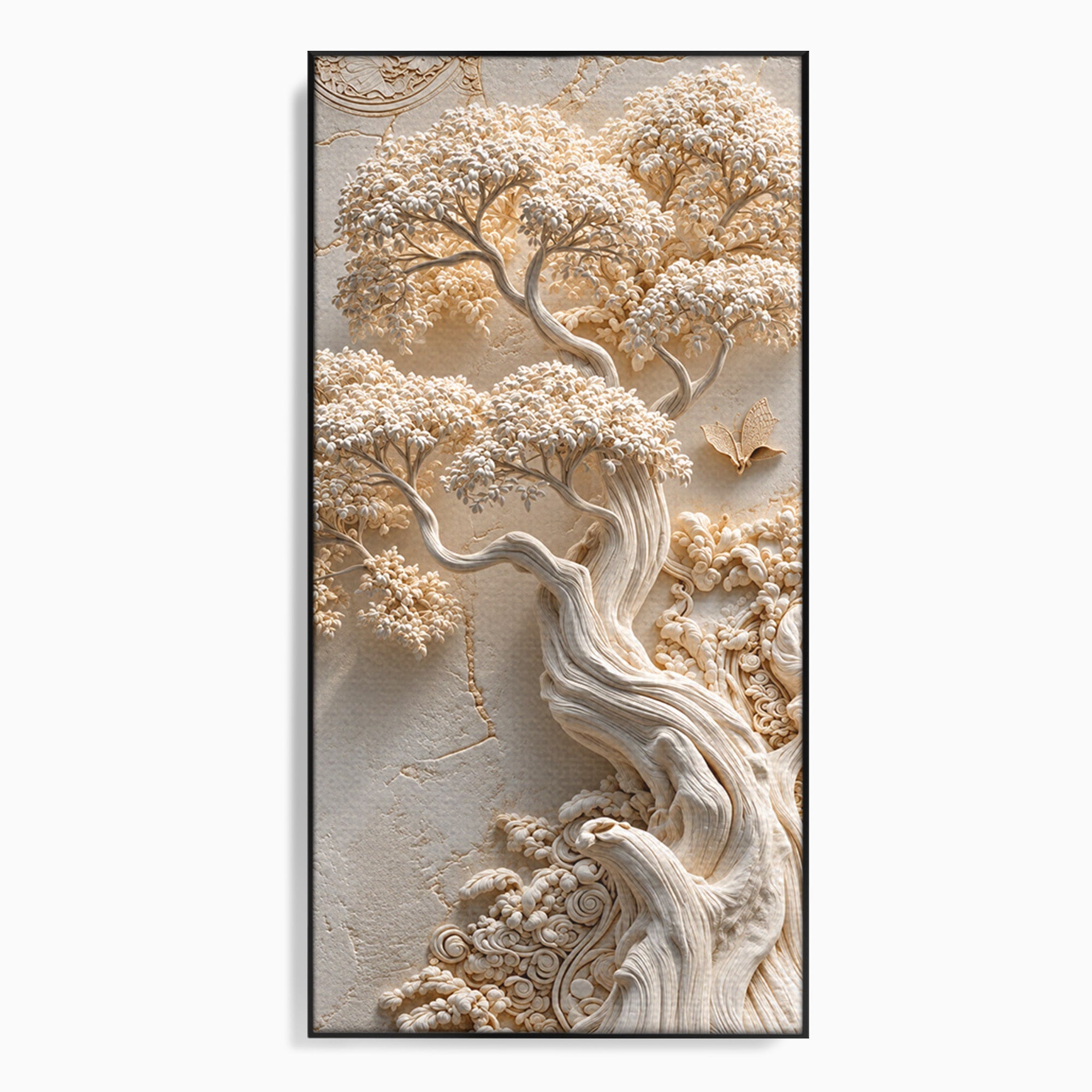 Tablou Canvas Premium LuxCanva® U1168, Arborele Elegantei, Copac, Natura, Relief, Hol, Dormitor, Culori Vibrante