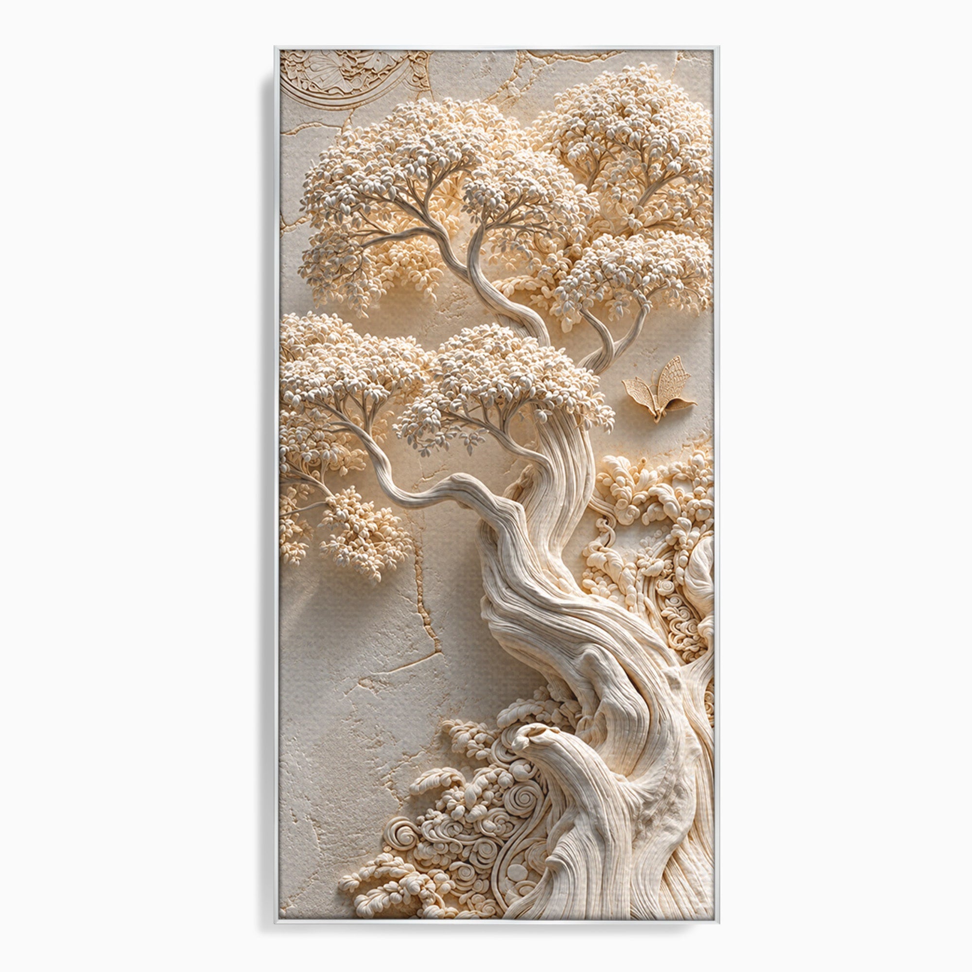 Tablou Canvas Premium LuxCanva® U1168, Arborele Elegantei, Copac, Natura, Relief, Hol, Dormitor, Culori Vibrante