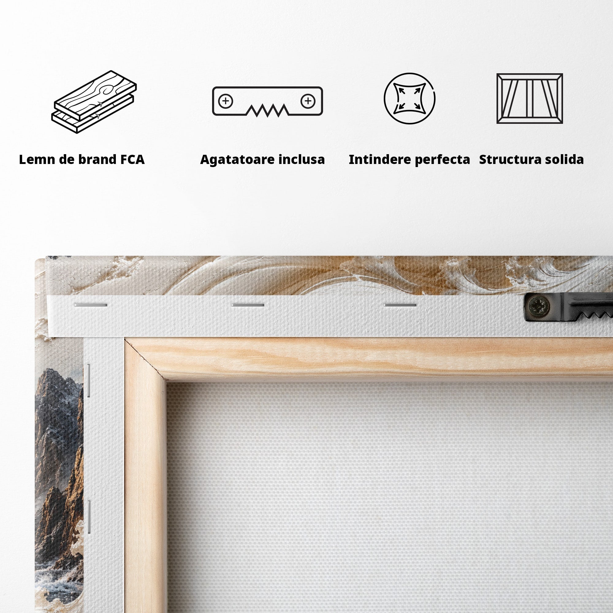 Tablou Canvas Premium LuxCanva® U1169, Corabie La Apus, Mare, Peisaj Marin, Corabie, Apus, Living, Culori Vibrante