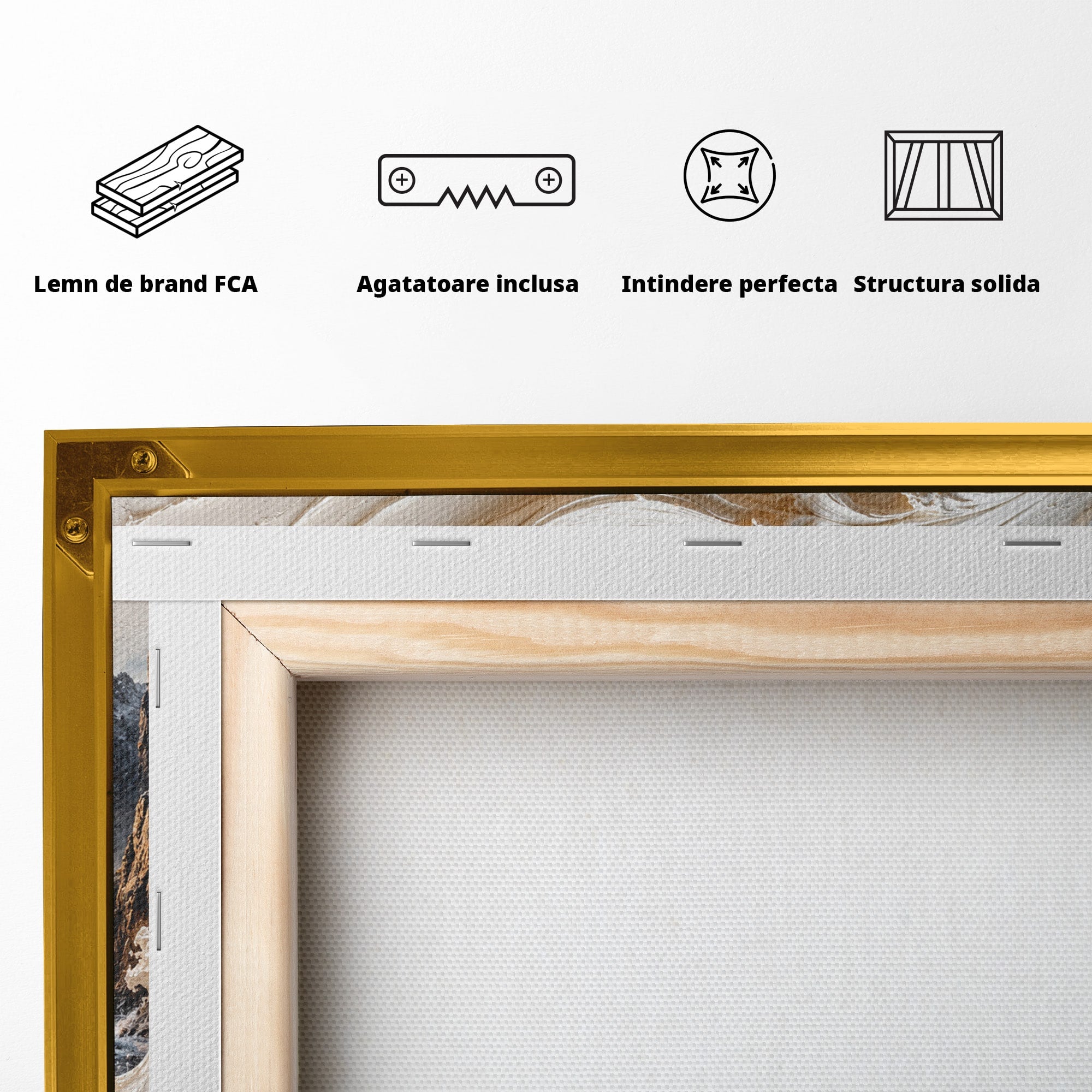 Tablou Canvas Premium LuxCanva® U1169, Corabie La Apus, Mare, Peisaj Marin, Corabie, Apus, Living, Culori Vibrante