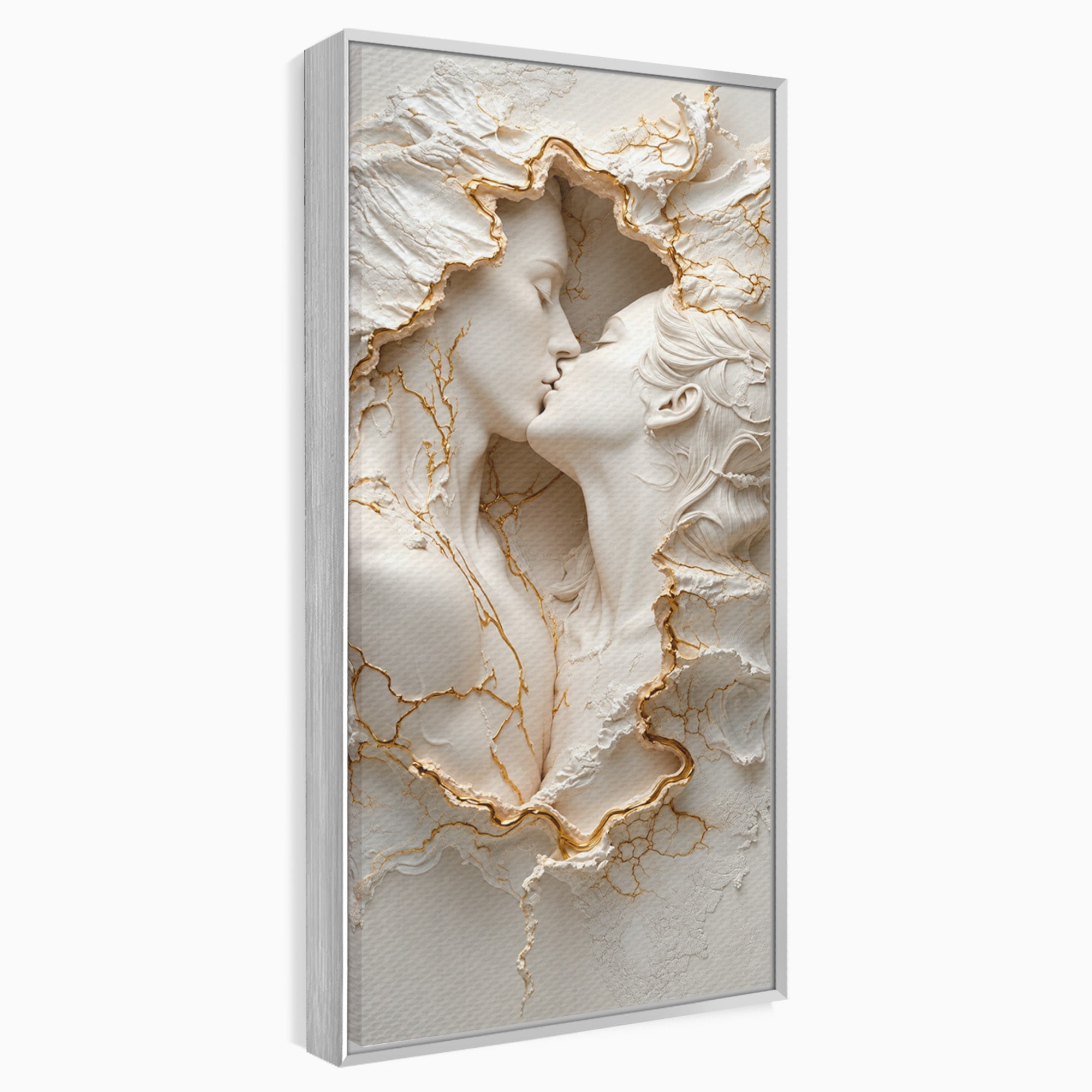 Tablou Canvas Premium LuxCanva® U1170, Sarutul Etern, Cuplu, Iubire, Romantic, Arta, Dormitor, Living, Culori Vibrante