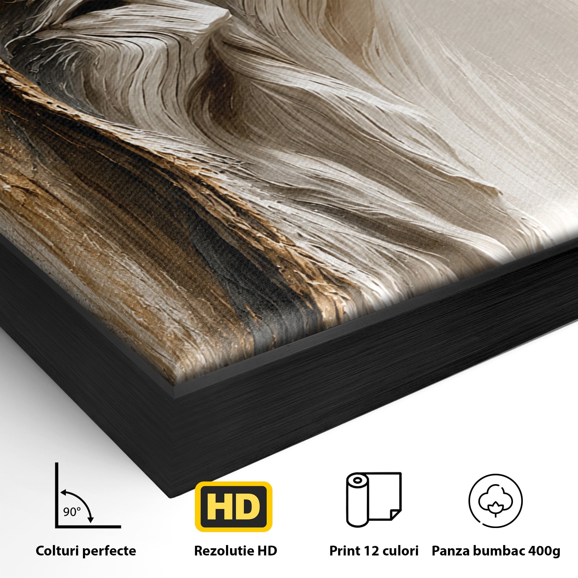 Tablou Canvas Premium LuxCanva® U1171, Chipuri In Arbore, Abstract, Textura, Arbore, Chipuri, Living, Culori Vibrante