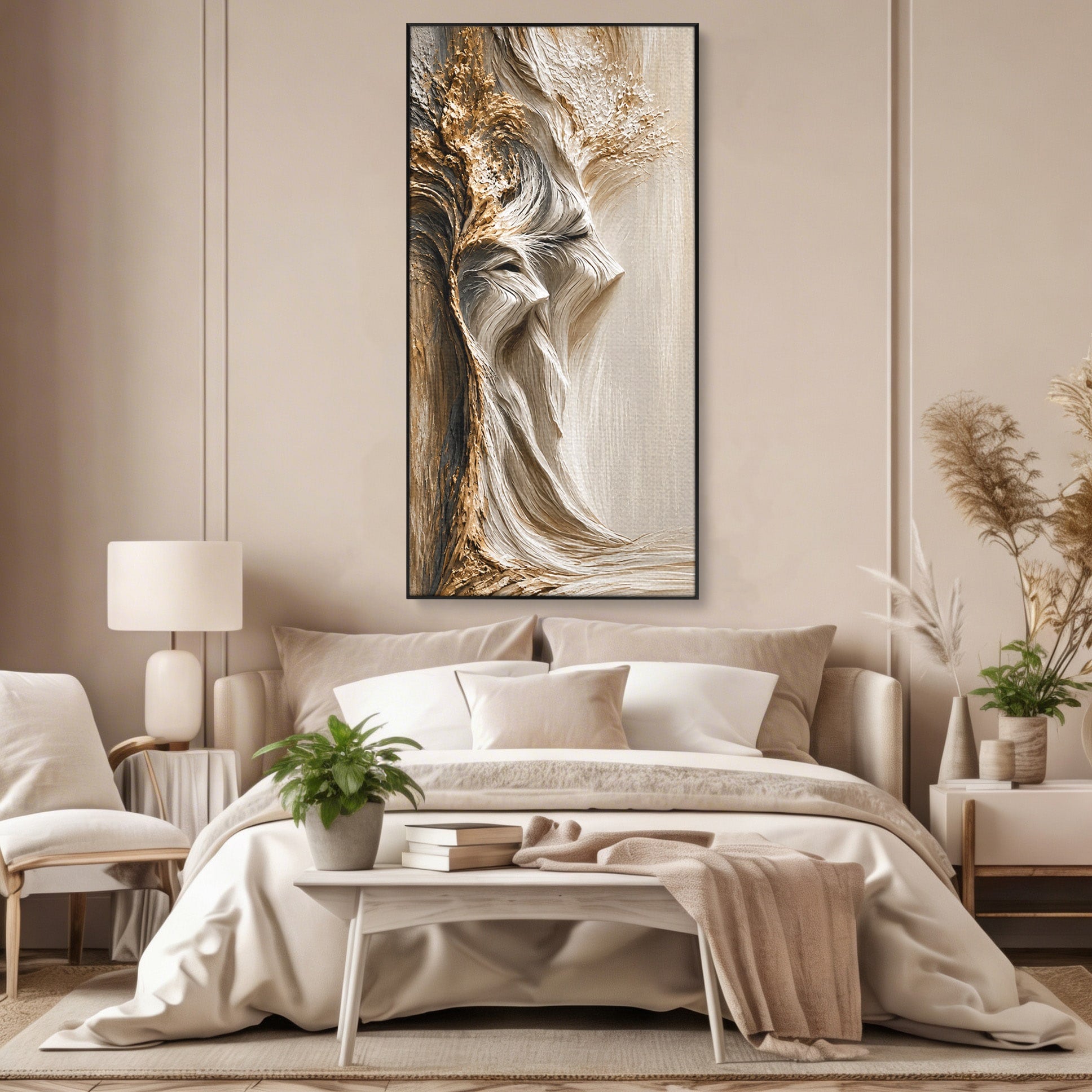 Tablou Canvas Premium LuxCanva® U1171, Chipuri In Arbore, Abstract, Textura, Arbore, Chipuri, Living, Culori Vibrante