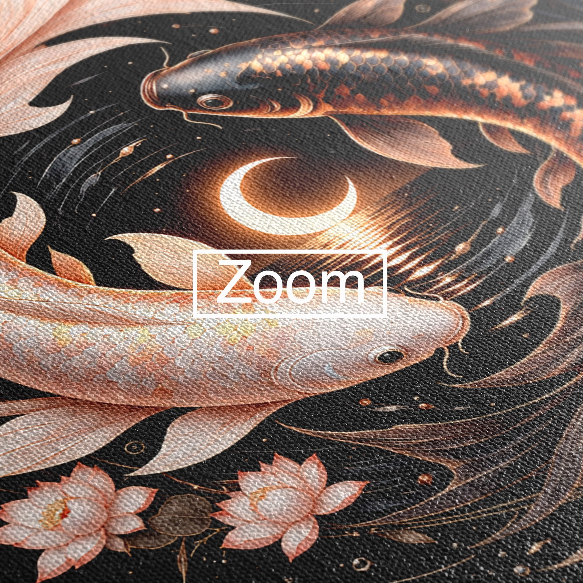 Tablou Canvas Premium LuxCanva® U1194, Pesti Yin Si Yang, Pesti, Natura, Dormitor, Armonie, Yin Yang, Culori Vibrante
