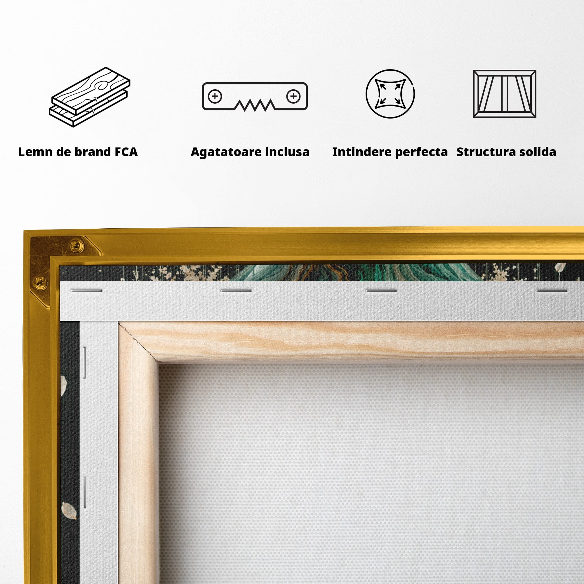 Tablou Canvas Premium LuxCanva® U1206, Vasul Magic Al Naturii, Peisaj, Oras, Natura, Living, Culori Vibrante