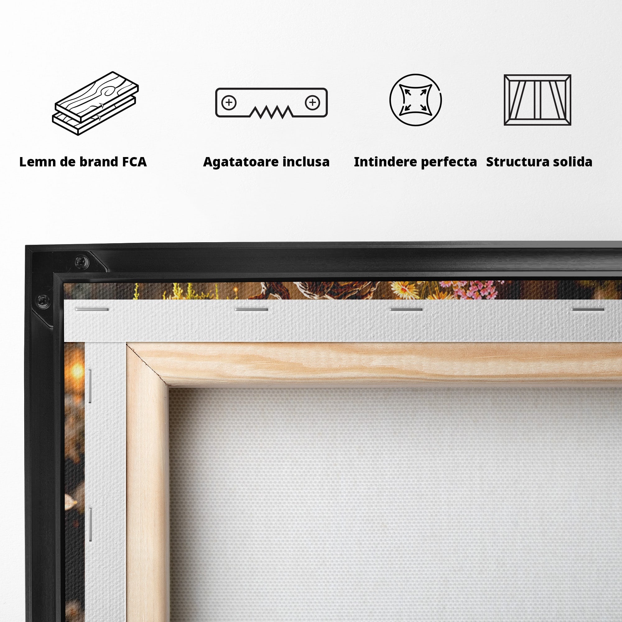Tablou Canvas Premium LuxCanva® U1207, Vasul Magic Cu Cascada, Natura, Living, Arta, Culori Vibrante