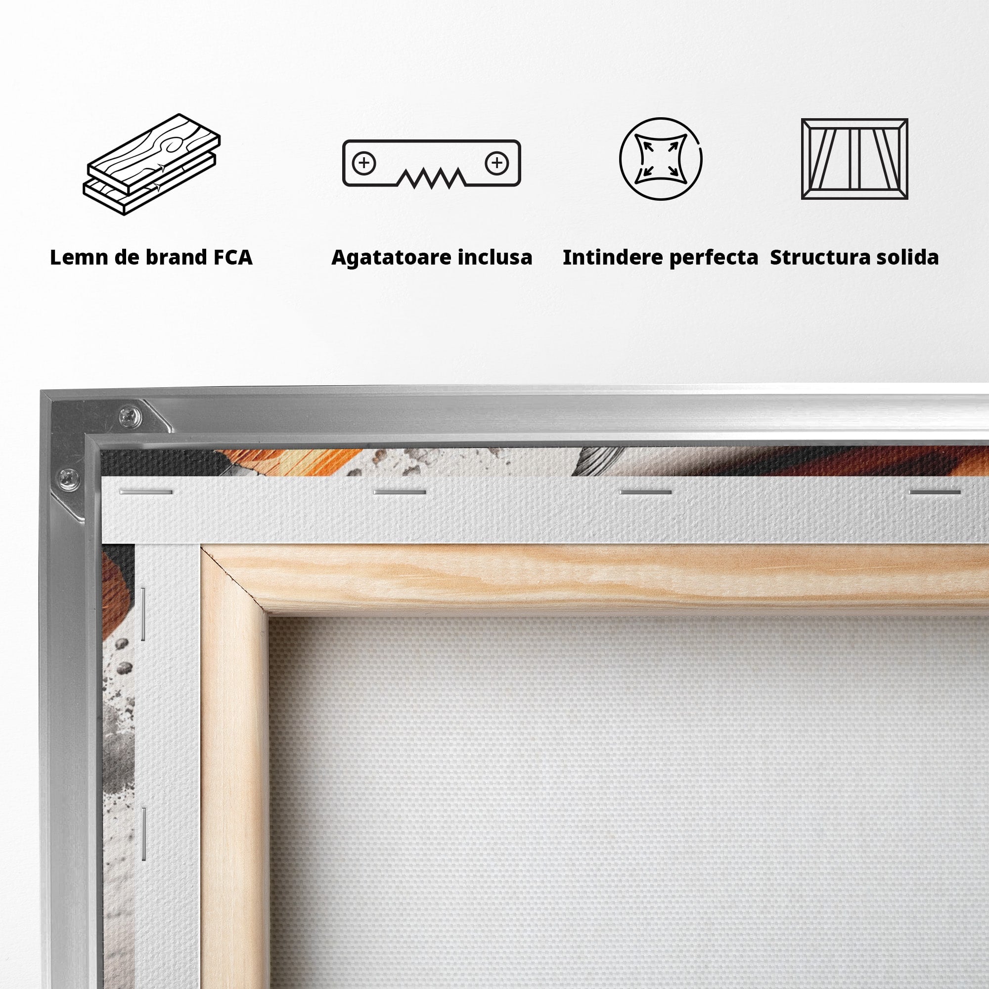 Tablou Canvas Premium LuxCanva® U1211, Pescuitul Imaginatiei, Fantezie, Creativitate, Pescar, Pescuit, Birou, Culori Vibrante