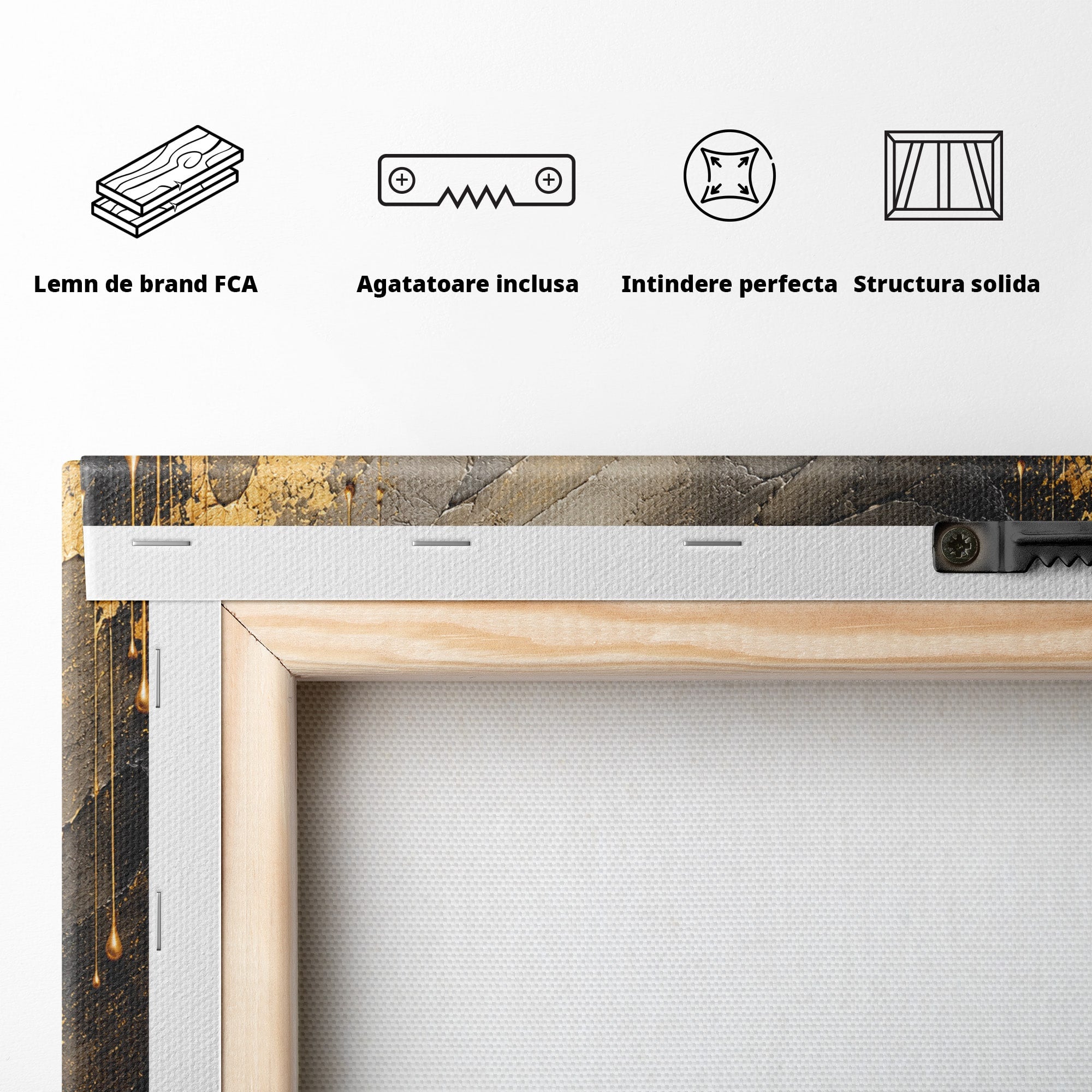 Tablou Canvas Premium LuxCanva® U1226, Doamna Eleganta La Cafenea, Doamna, Cafenea, Eleganta, Contemporan, Living, Culori Vibrante