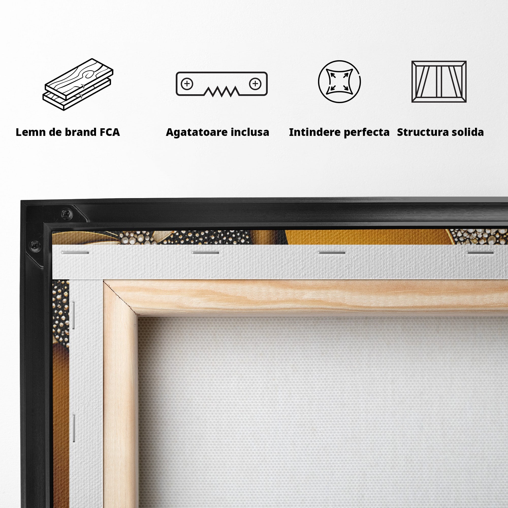 Tablou Canvas Premium LuxCanva® U1228, Femeie Cu Flori Perlate, Flori, Arta Abstracta, Eleganta, Femeie, Dormitor, Culori Vibrante