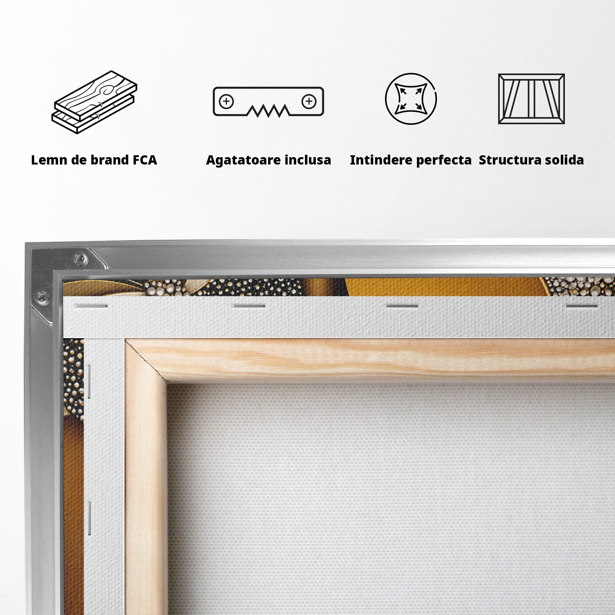 Tablou Canvas Premium LuxCanva® U1228, Femeie Cu Flori Perlate, Flori, Arta Abstracta, Eleganta, Femeie, Dormitor, Culori Vibrante