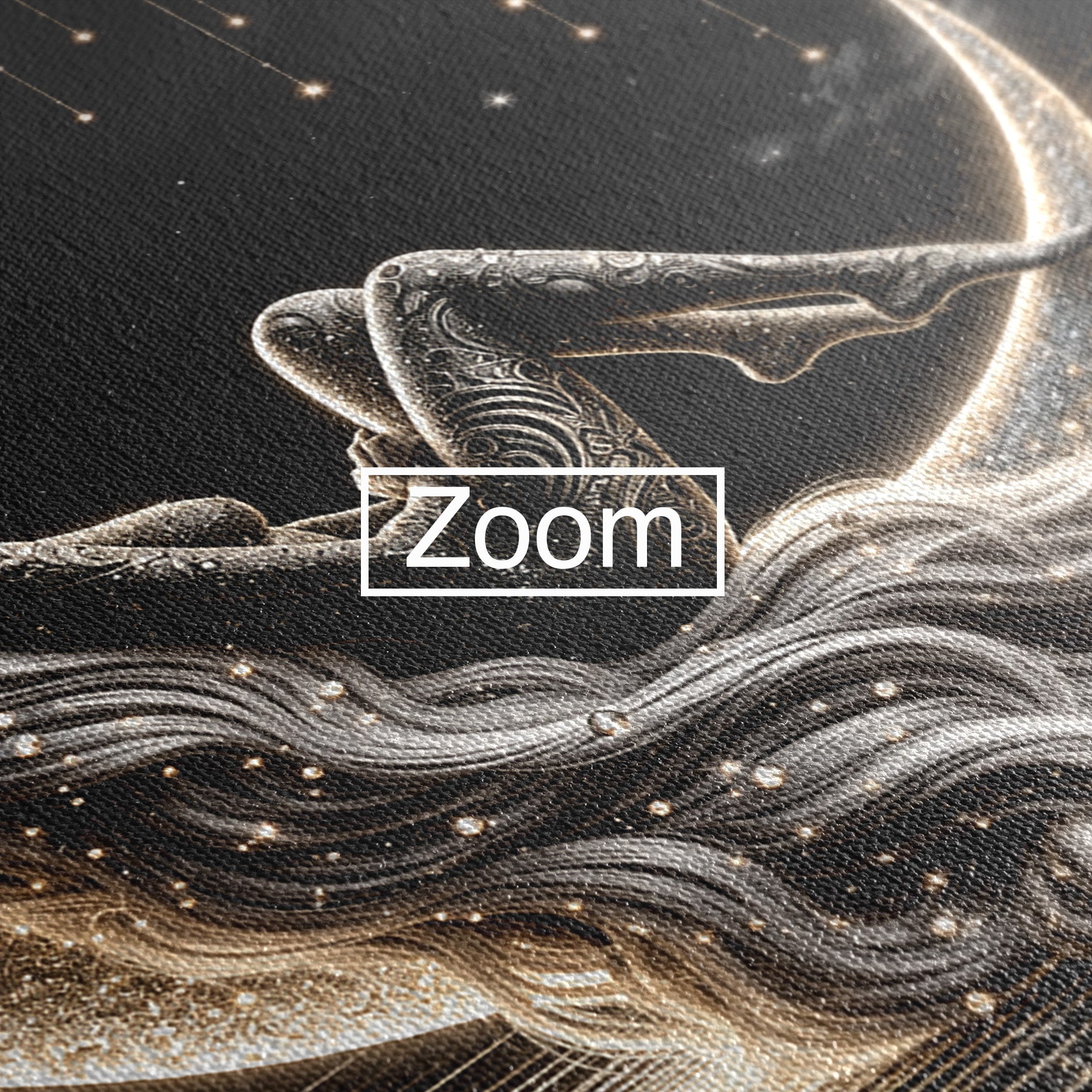 Tablou Canvas Premium LuxCanva® U1235, Visul Zeitei Nocturne, Luna, Noapte, Mister, Zeita, Dormitor, Culori Vibrante
