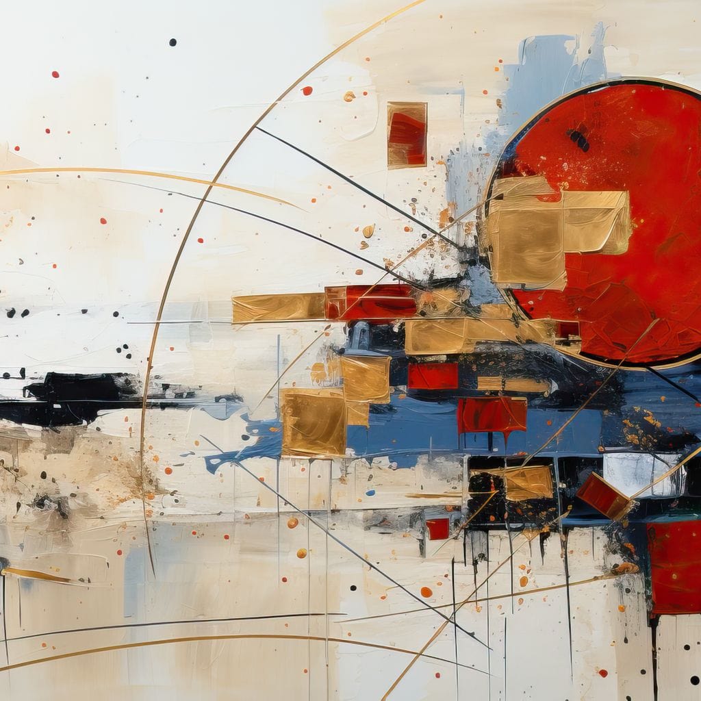 Tablou Canvas Premium, LuxCanva® J1024, Dansul Planetei Rosii, Impact, Conexiuni, Fascinatie, Orbita, Expansiune, Evolutie, Planete, Cosmos, Astral, Living, Dormitor