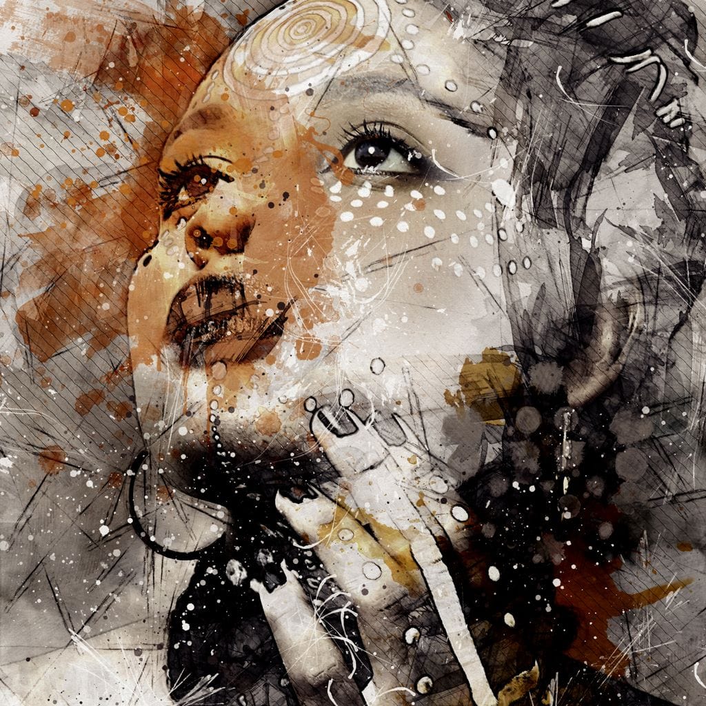 Tablou Canvas Premium, LuxCanva® G1087, Vis Cosmic,  Suflet, Dimensiune, Infinit, Privire, Portret, Abstract, Lumini, Umbre, Living, Dormitor